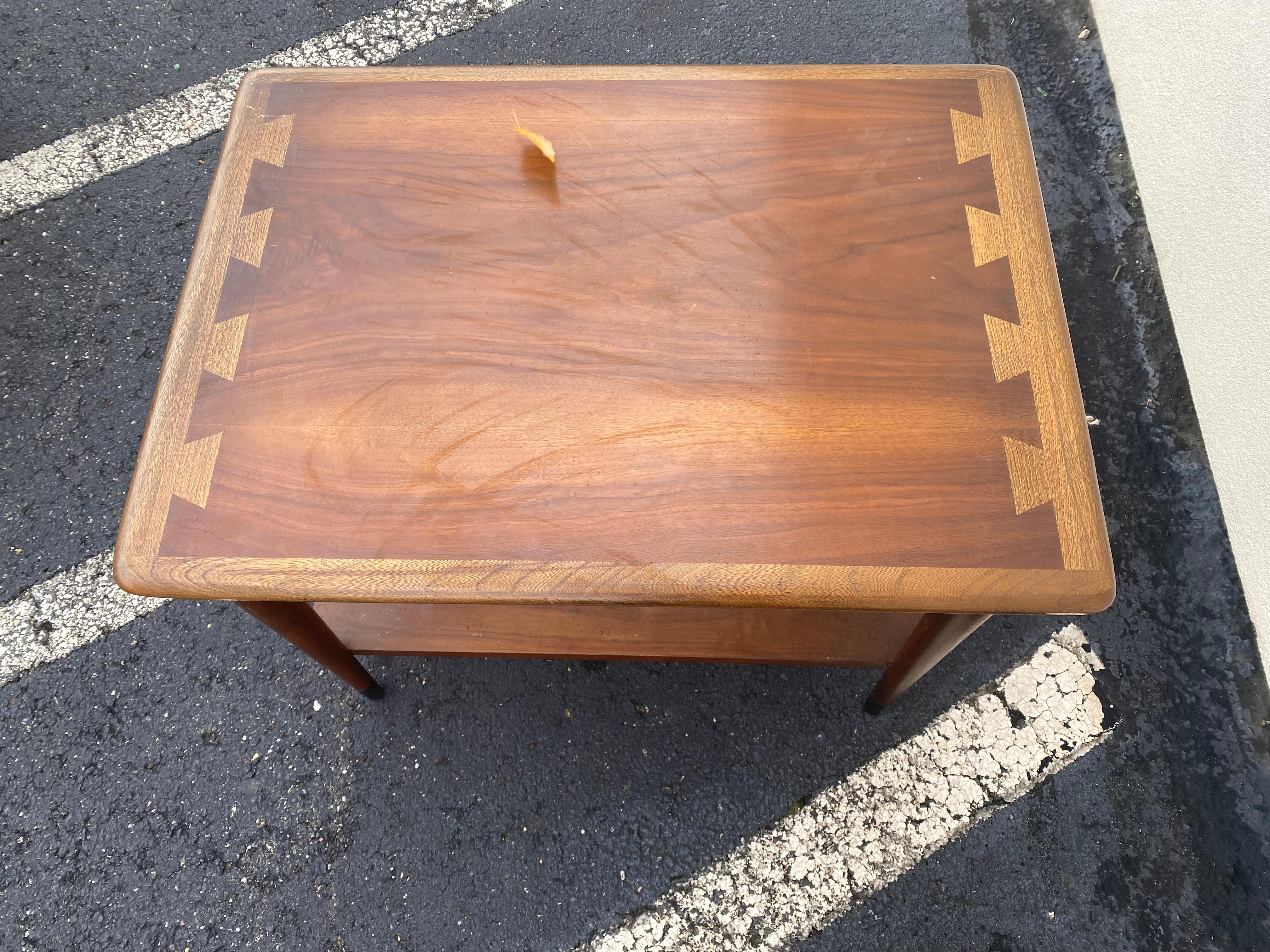 Mid-Century Modern Mid-Century Walnut Side Table by Lane, Acclaim For Sale