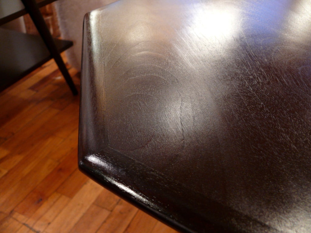 Midcentury Walnut Side Table In Good Condition In New York, NY