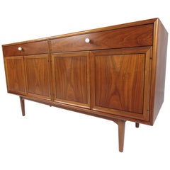 Midcentury Walnut Sideboard by Kip Stewart for Drexel