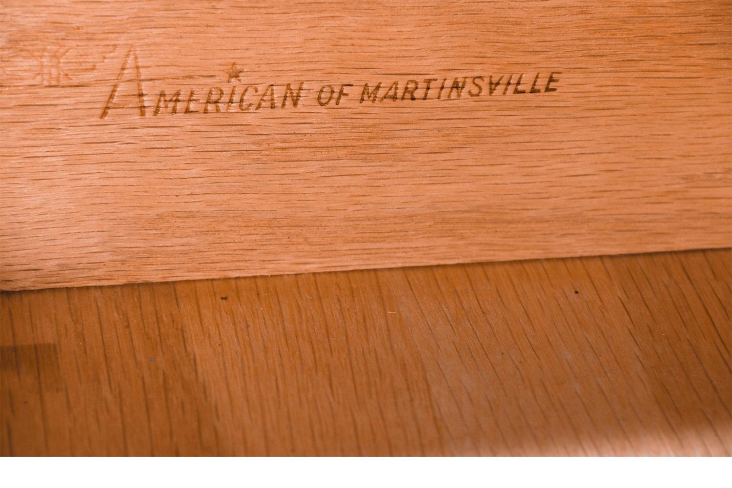 Mid Century Walnut Sideboard Credenza American of Martinsville 4