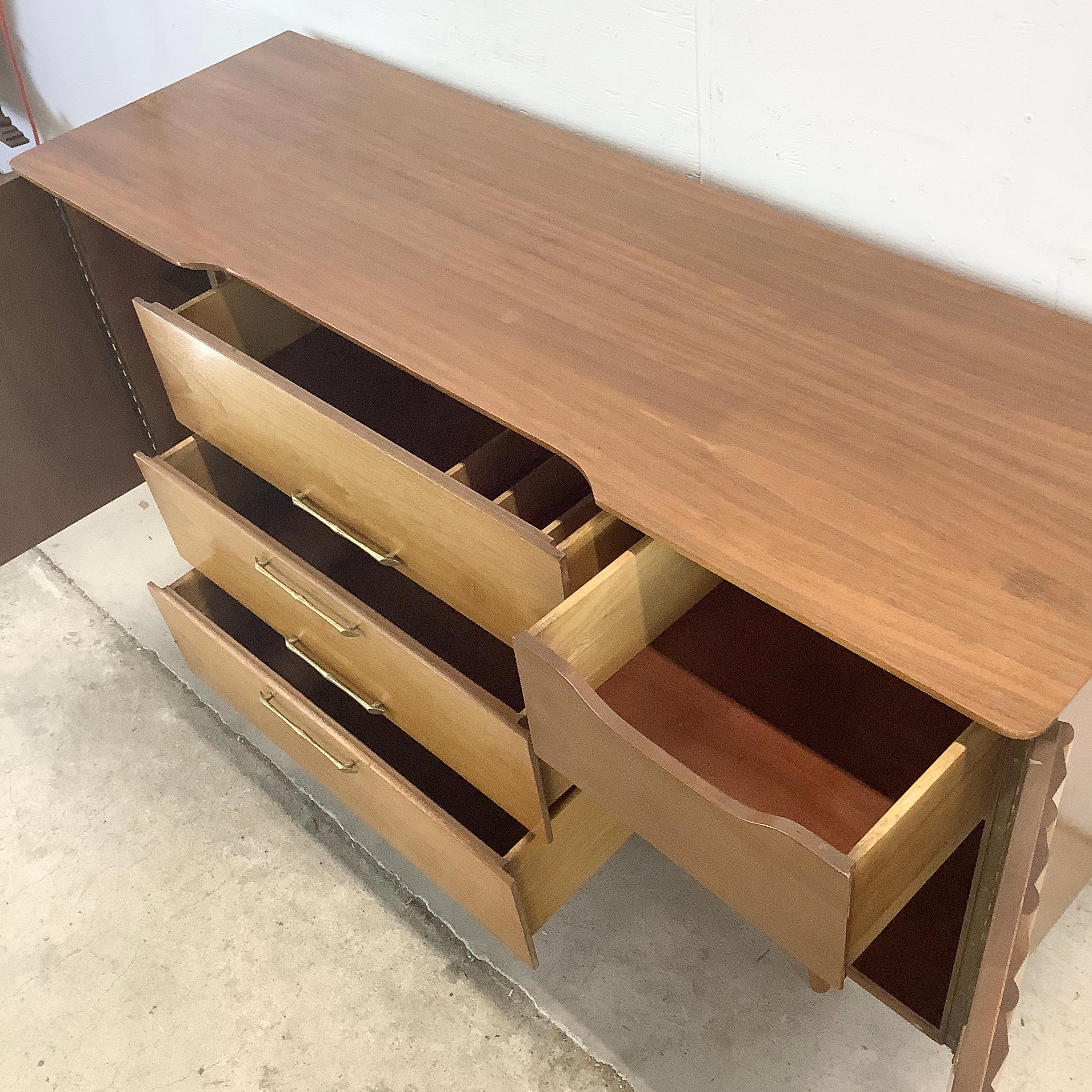 Mid-Century Walnut Sideboard For Sale 3