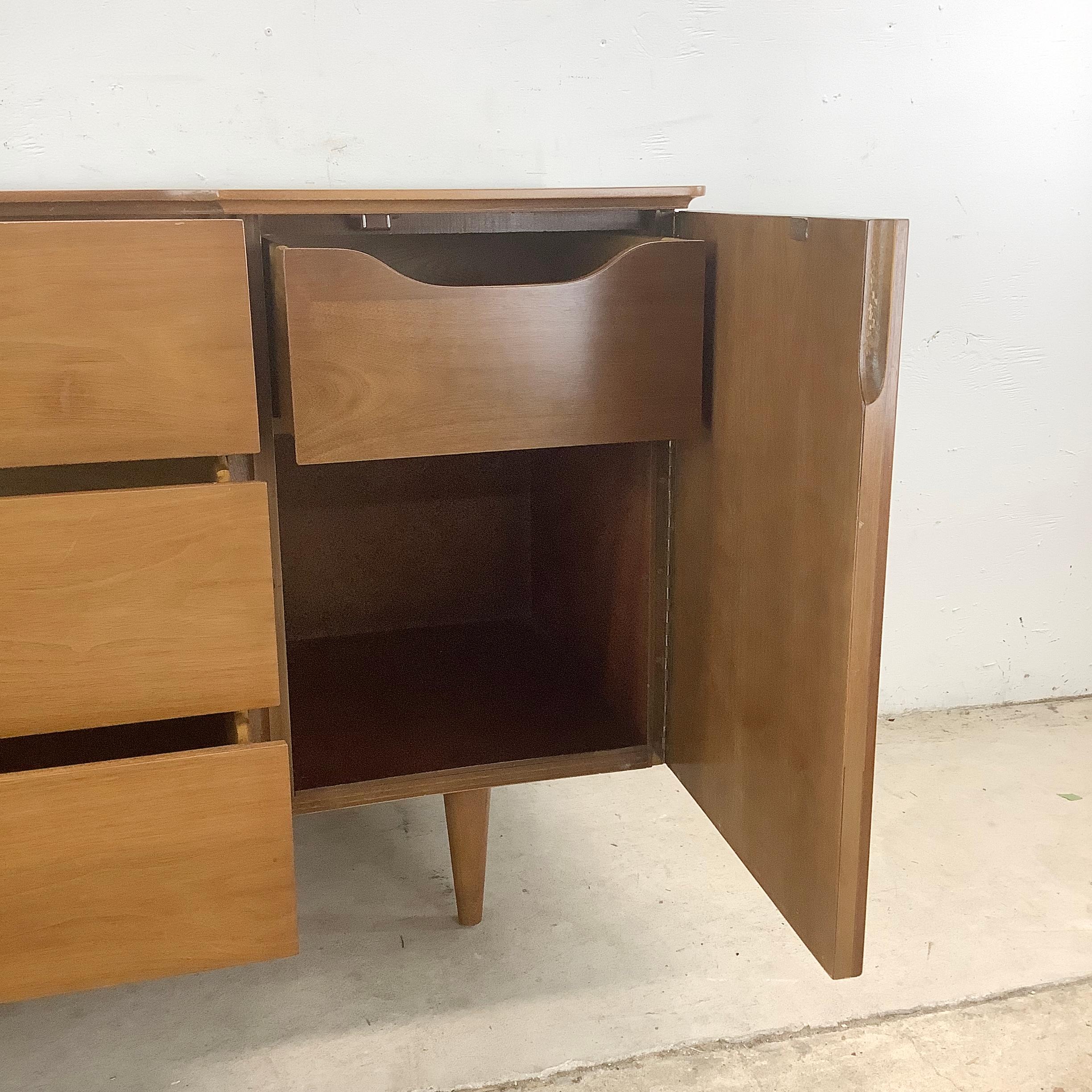 Mid-Century Walnut Sideboard For Sale 4