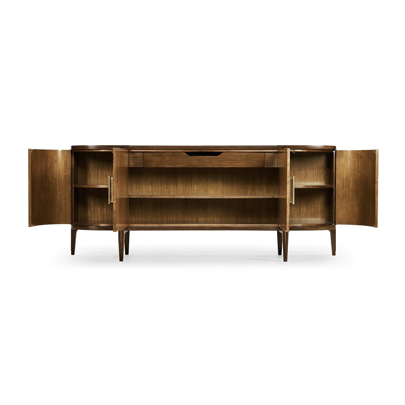 Credenza in noce di metà secolo In condizioni Nuovo in vendita a Westwood, NJ