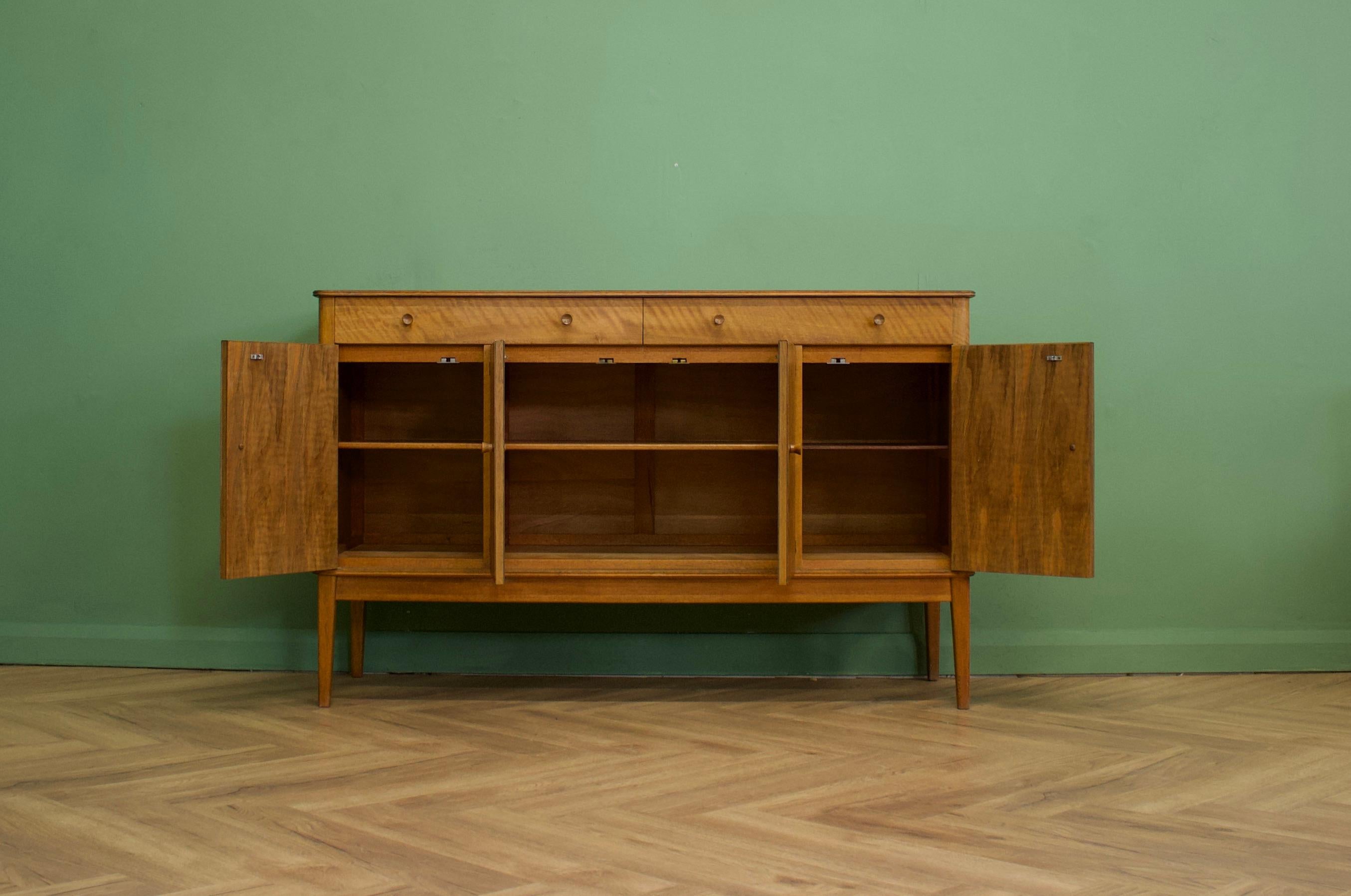 Mid-Century Walnut Sideboard from Gordon Russell, 1960s In Good Condition In South Shields, GB