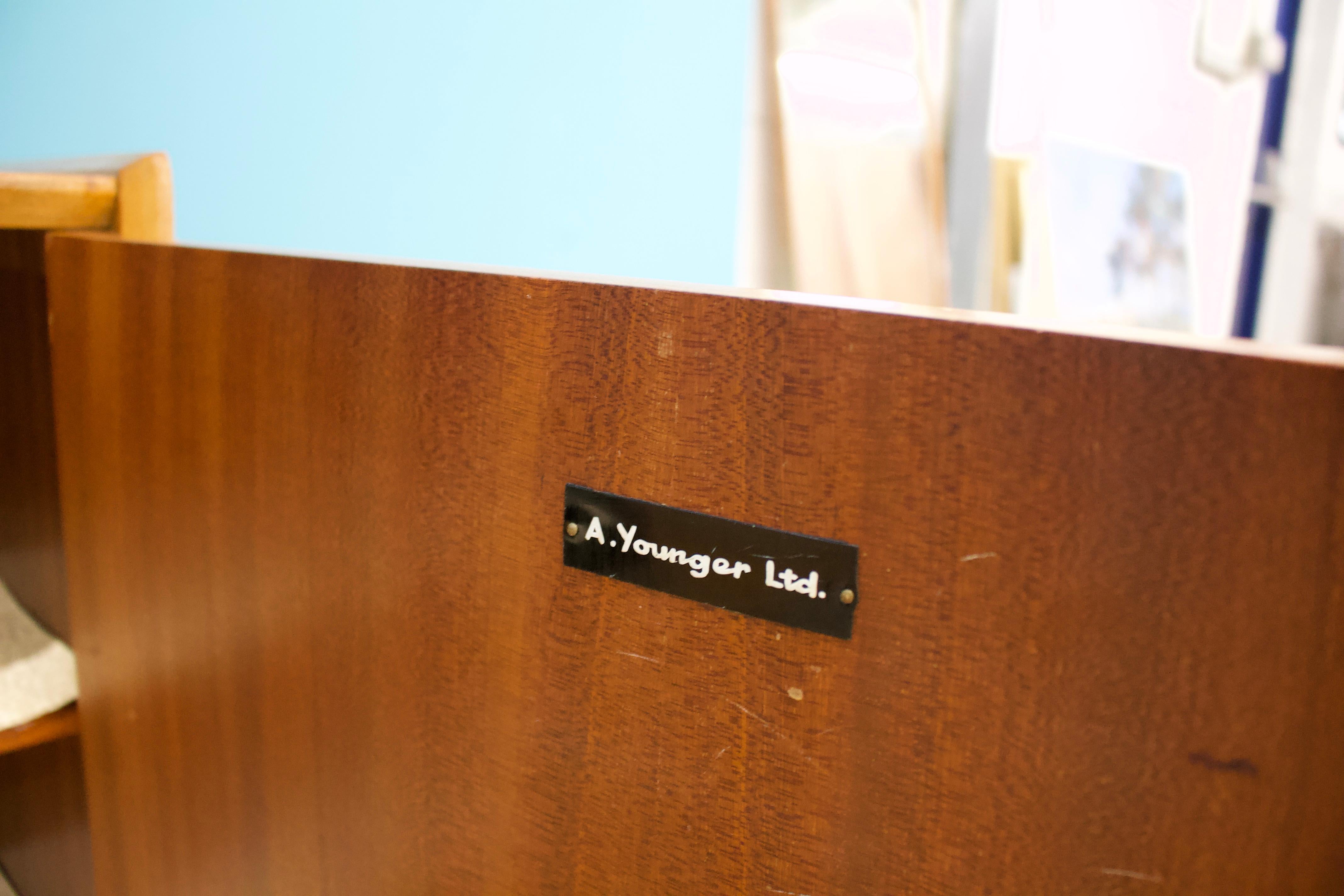 Mid  Century Walnut Sideboard from Younger, 1960s For Sale 3