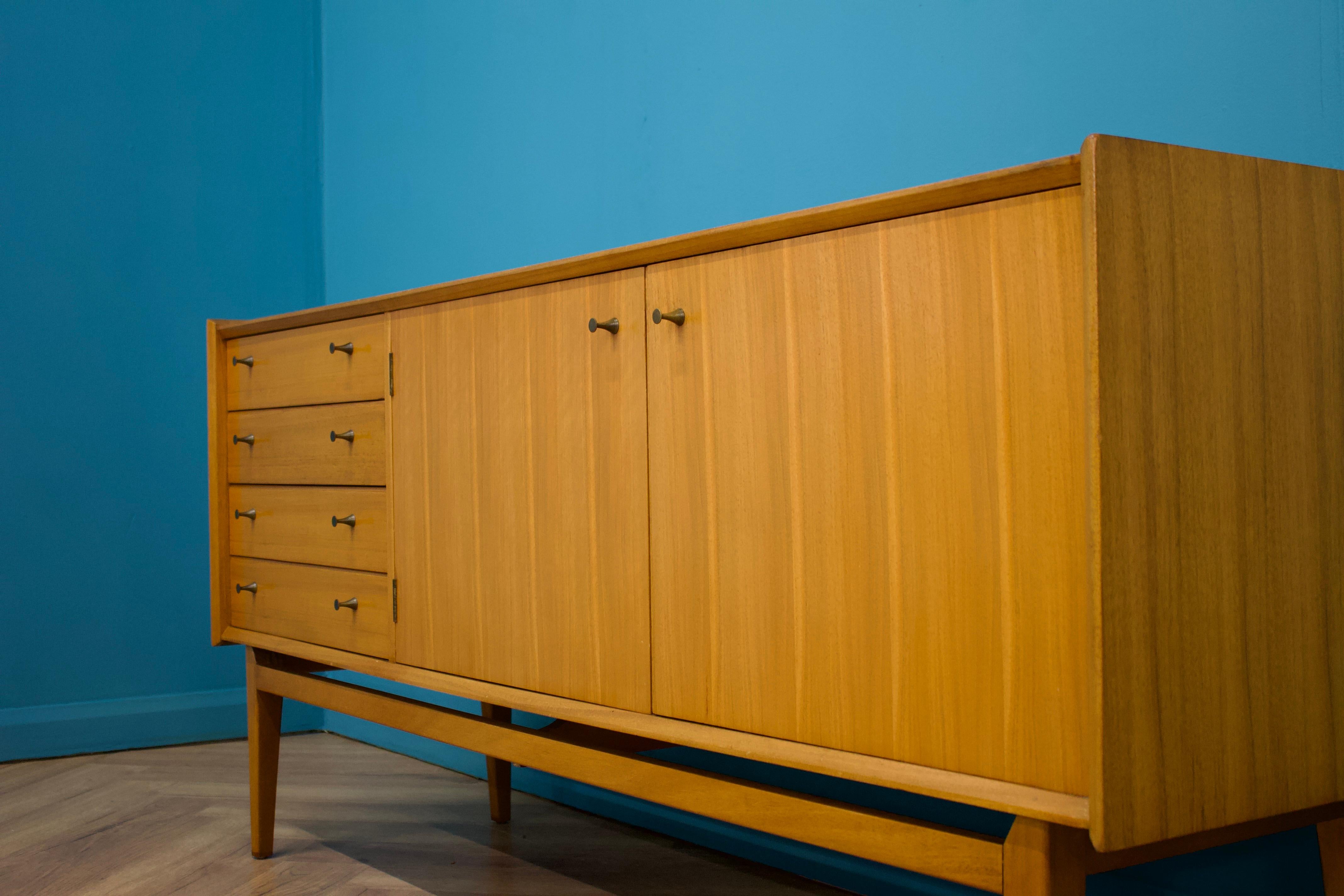 British Mid  Century Walnut Sideboard from Younger, 1960s For Sale