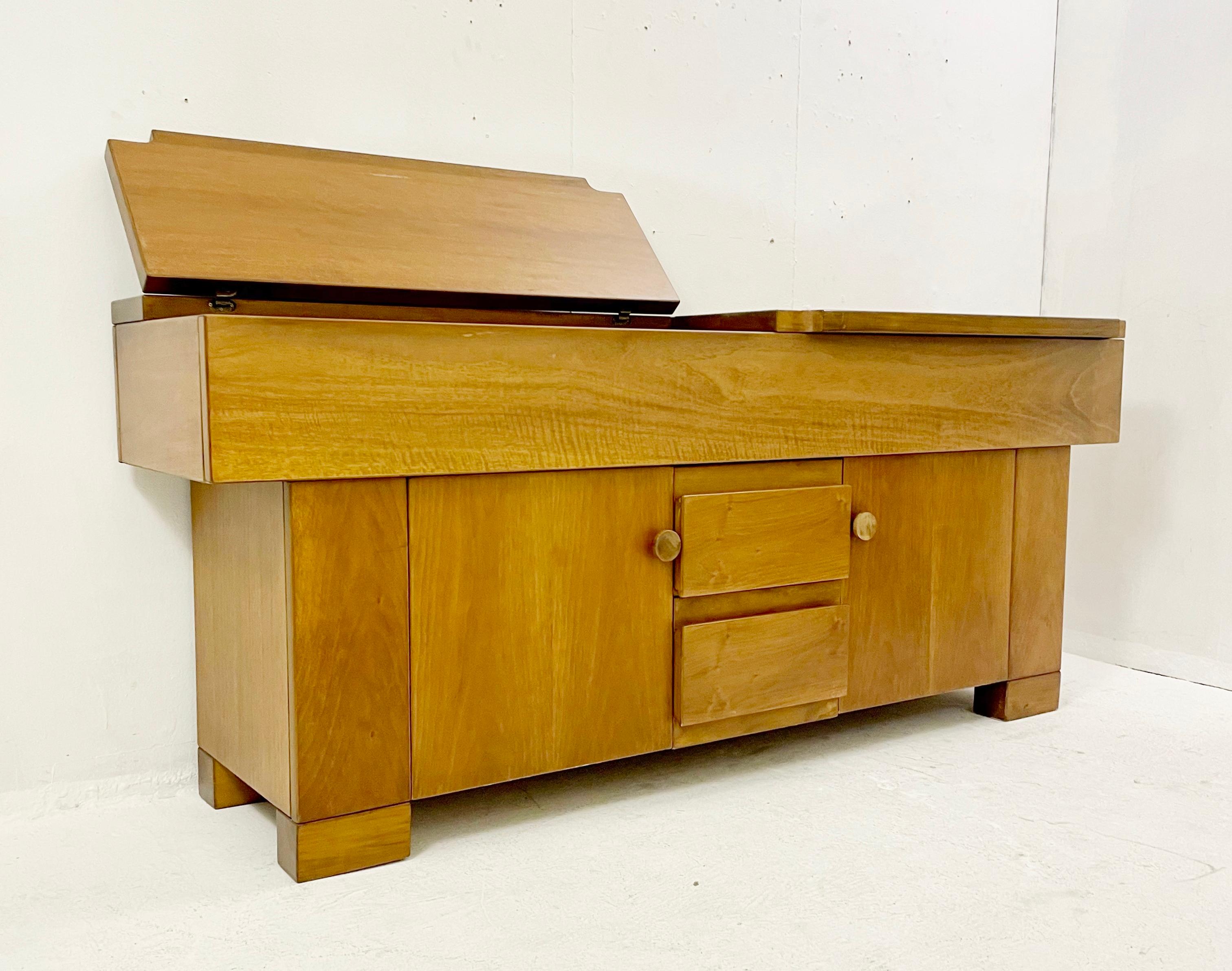 Wood Mid-Century Walnut Sideboard Model ''Torbecchia