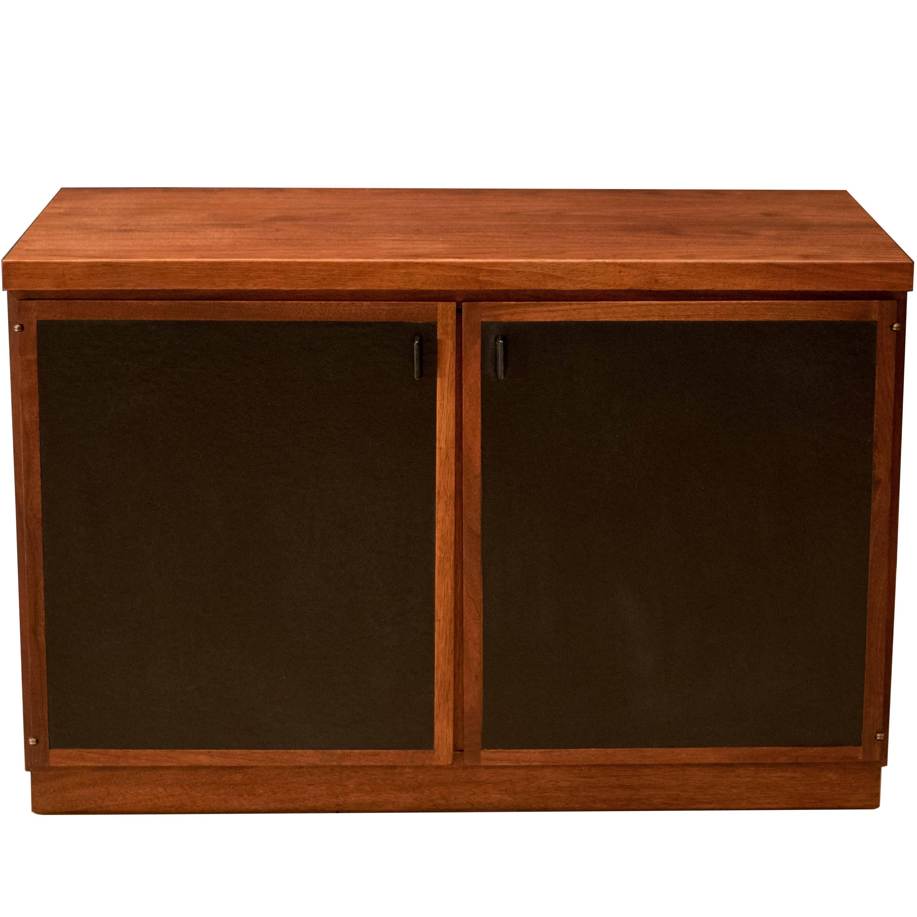 Mid Century Walnut Storage Cabinet