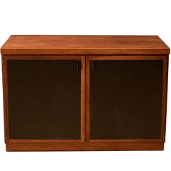 Mid Century Walnut Storage Cabinet