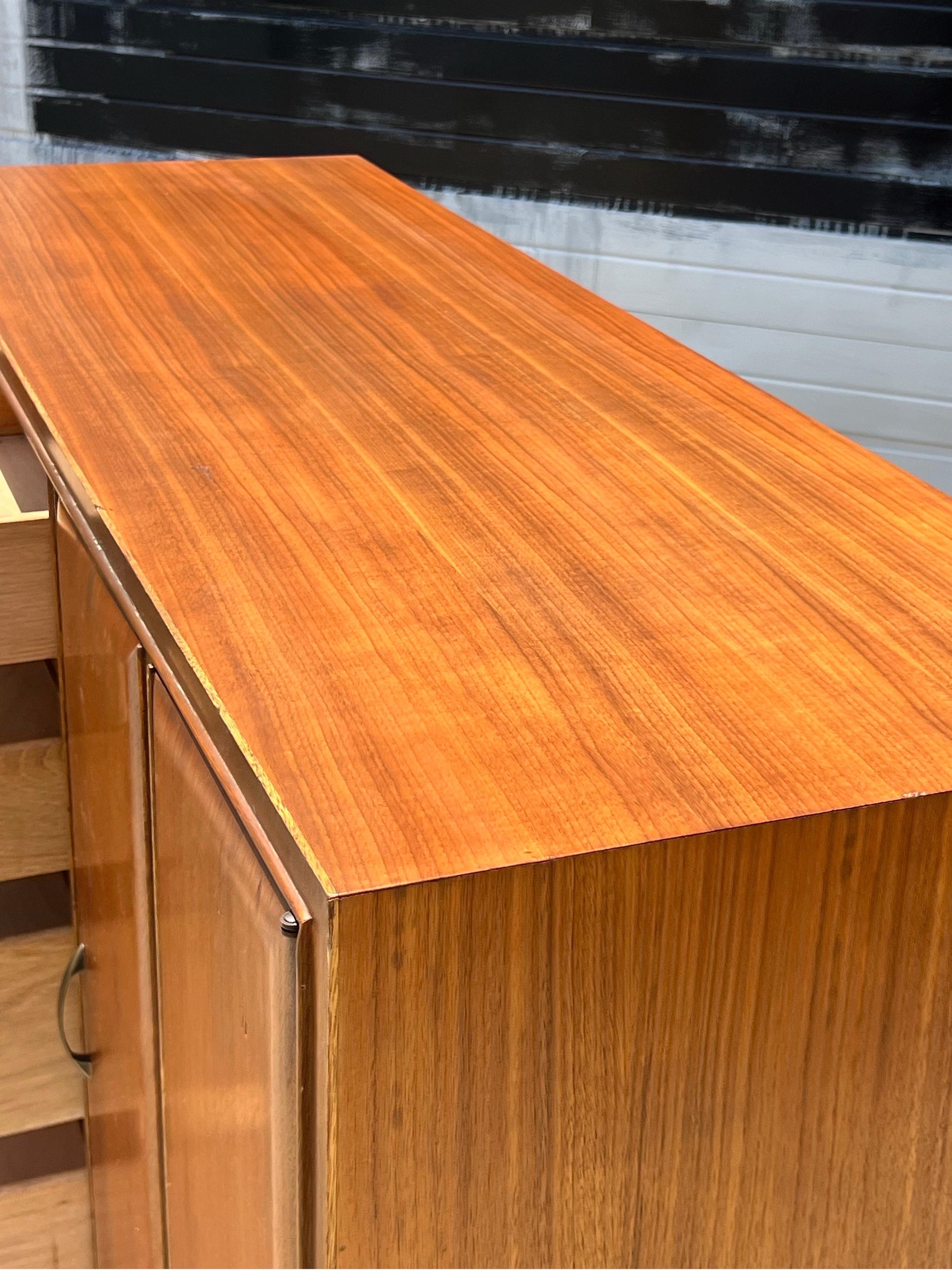 Mid-Century Walnut Tall Boy by Lane Furniture For Sale 6