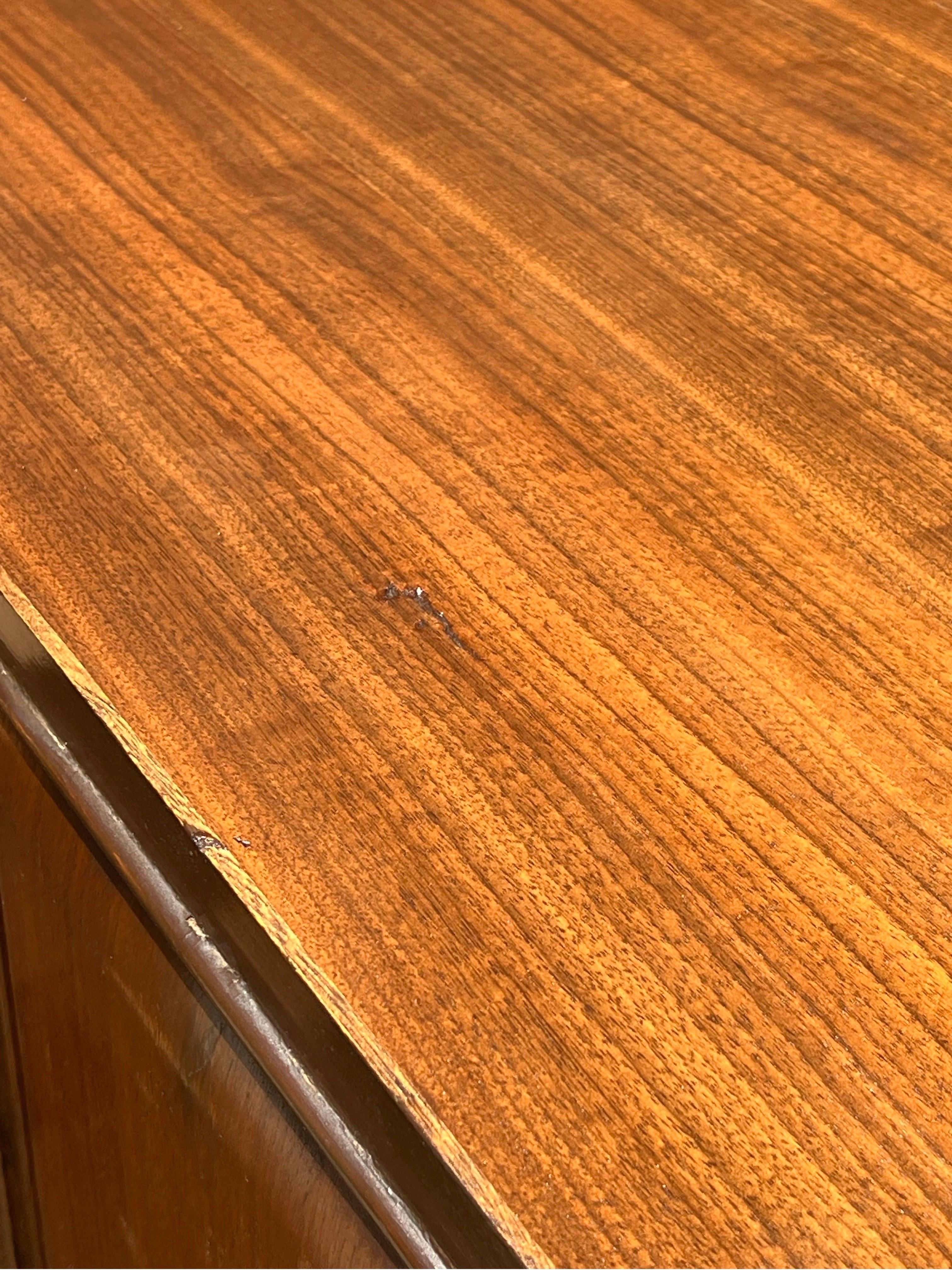 Mid-Century Walnut Tall Boy by Lane Furniture For Sale 7
