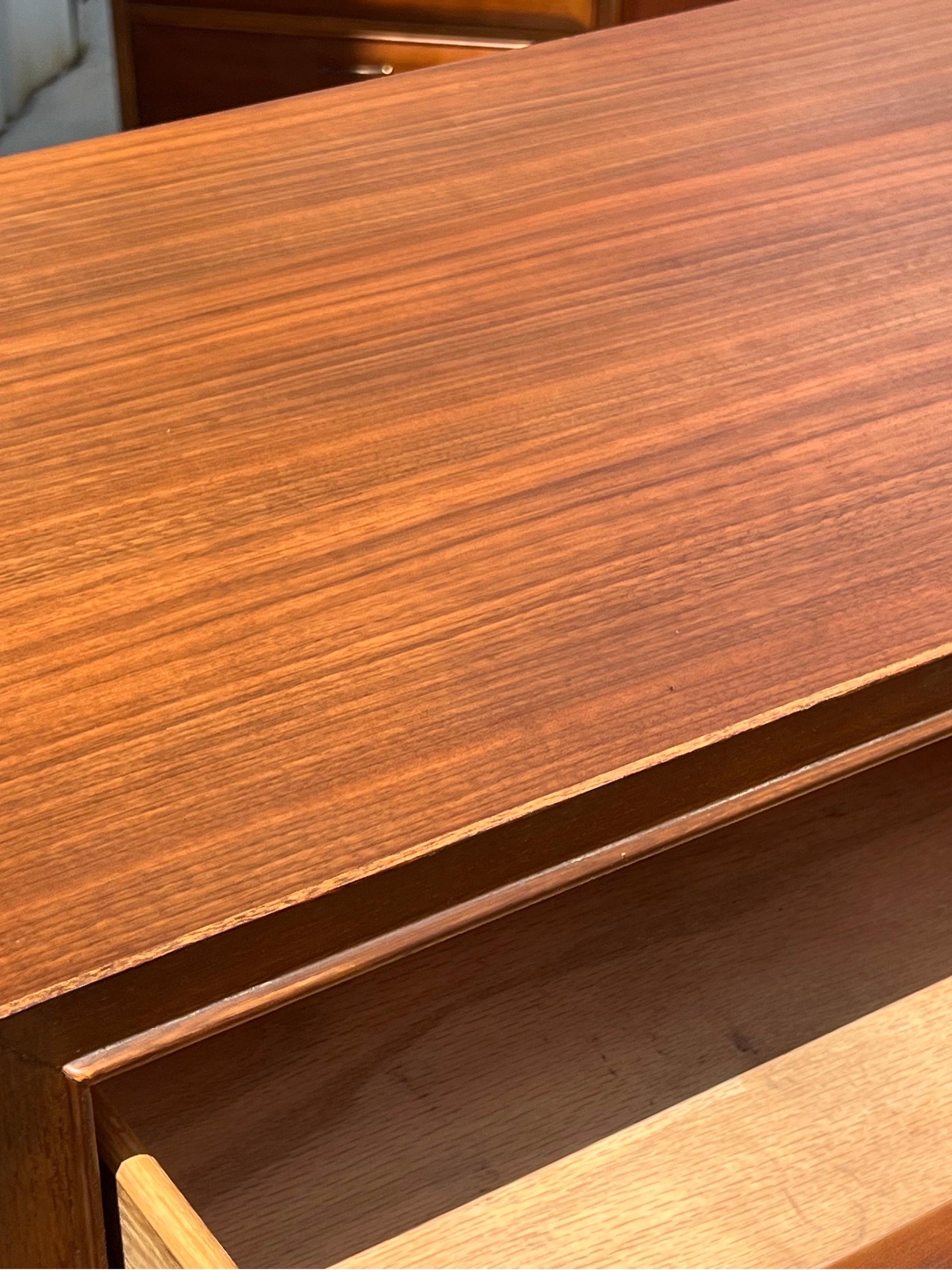 Mid-Century Walnut Tall Boy by Lane Furniture For Sale 8
