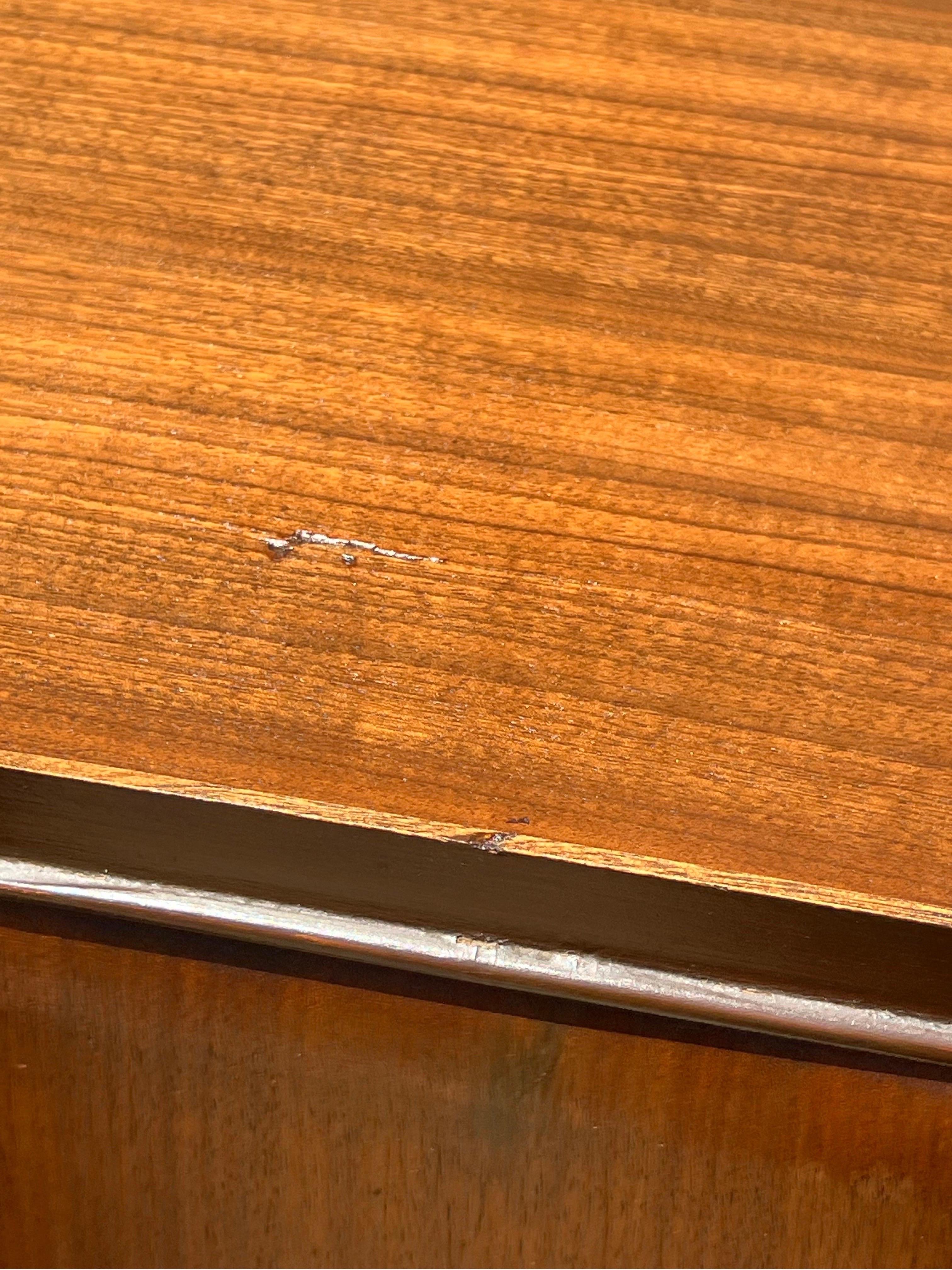 Mid-Century Walnut Tall Boy by Lane Furniture For Sale 9