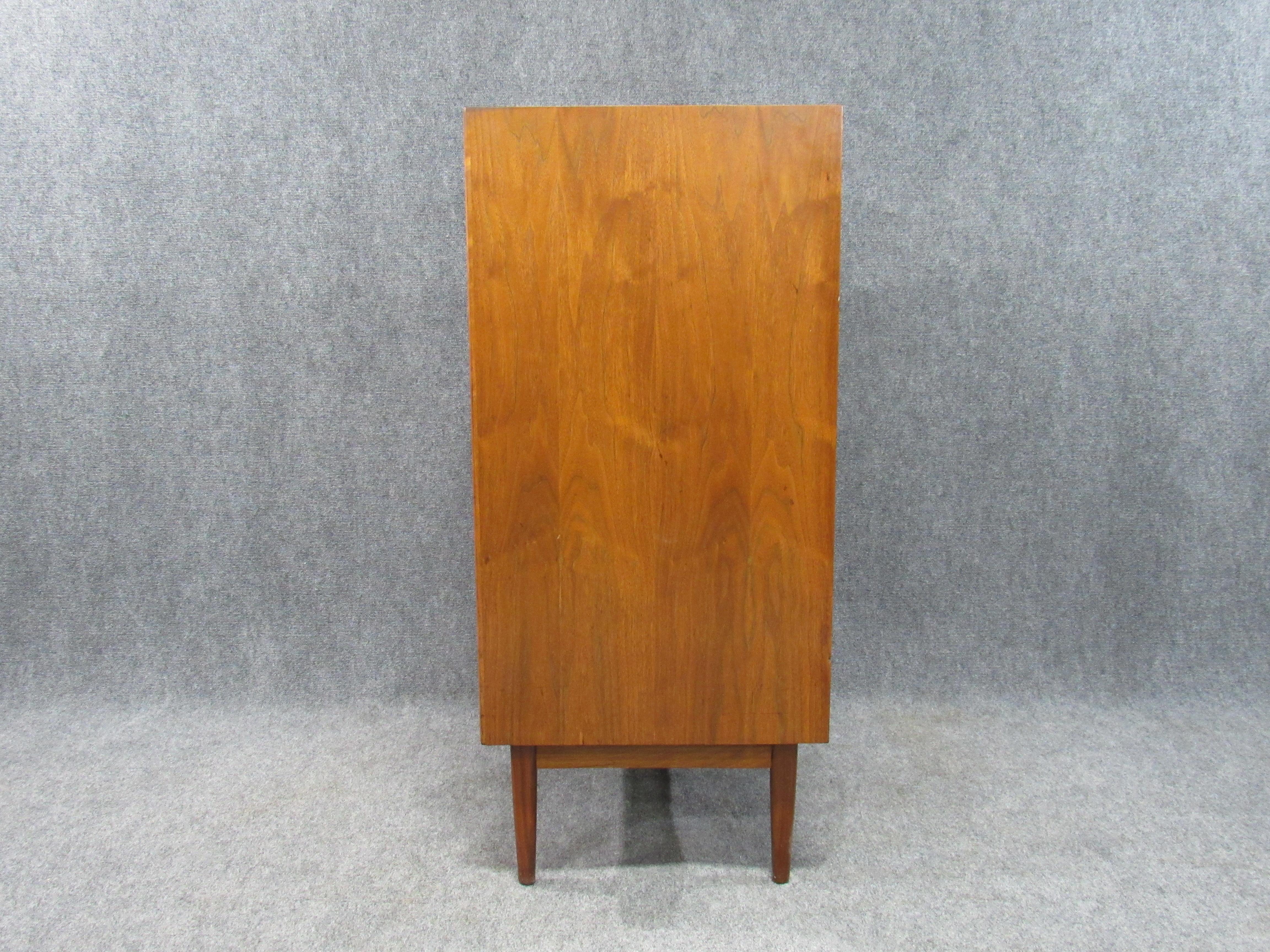 Midcentury Walnut Tall Chest of Drawers by Kipp Stewart for Drexel 2