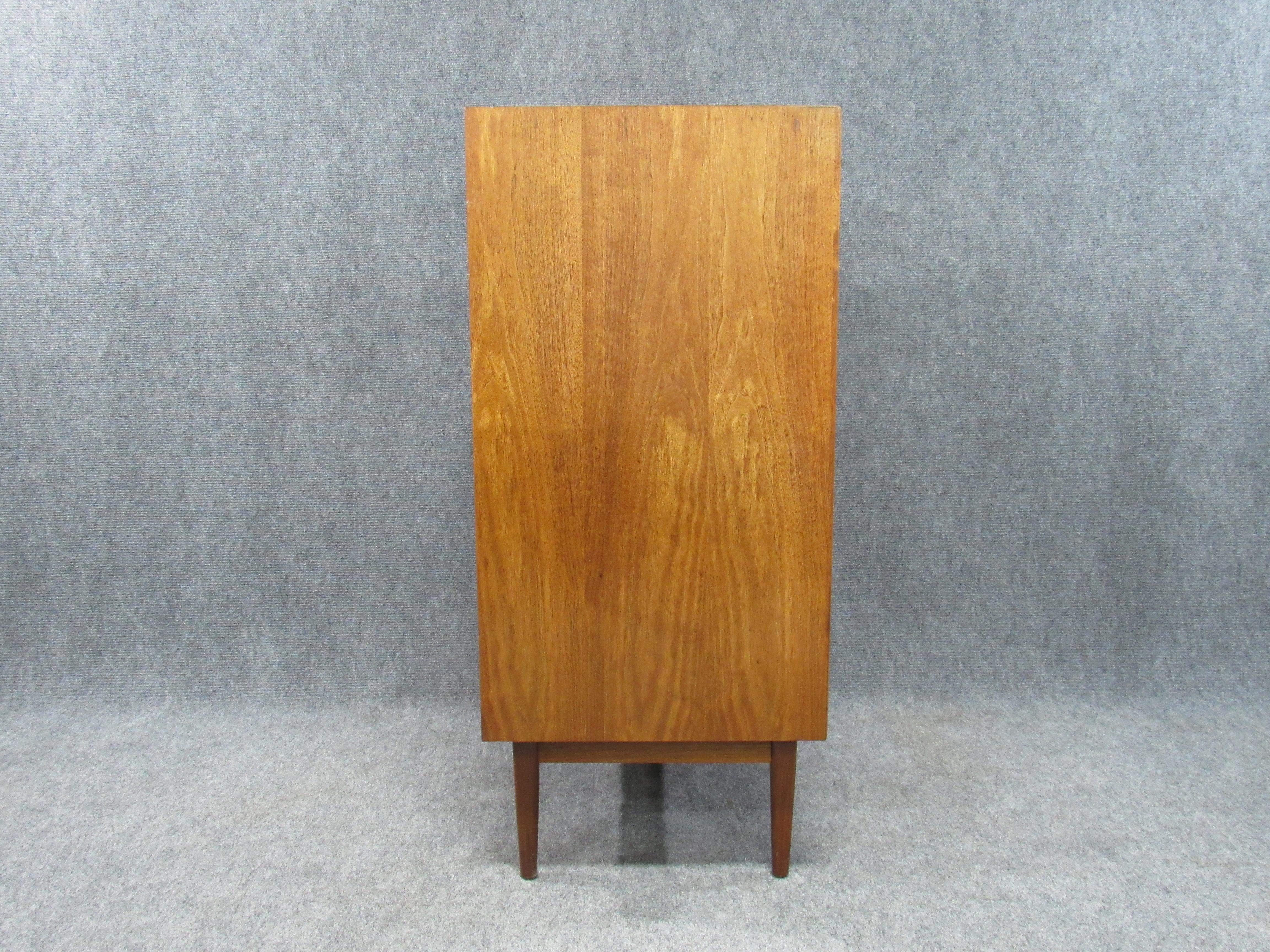Midcentury Walnut Tall Chest of Drawers by Kipp Stewart for Drexel 3