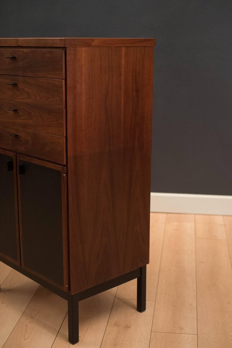 Mid Century Walnut Gentlemen's Dresser Chest at 1stdibs