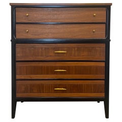 Mid-Century Walnut Tall Dresser
