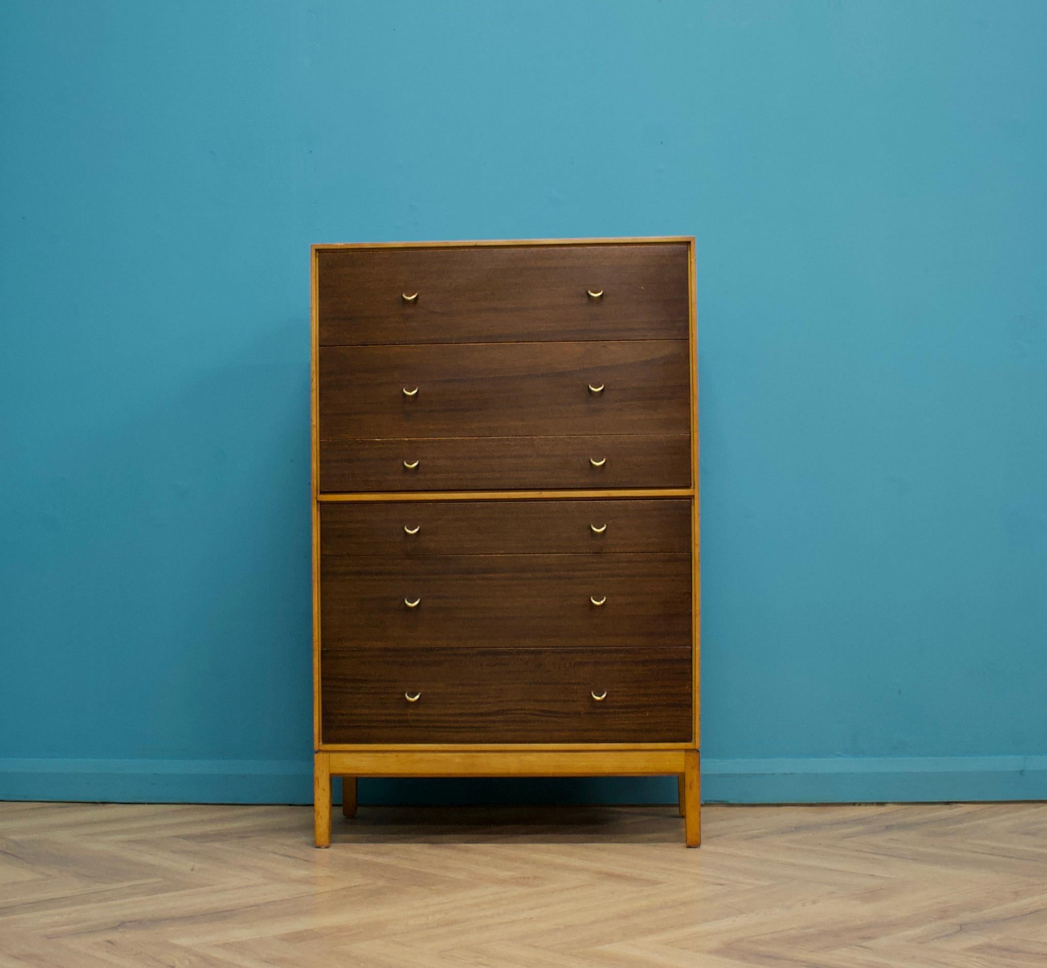 Mid-Century Modern Mid Century Walnut Tallboy Chest of Drawers from Stag John & Sylvia Reid, 1960s