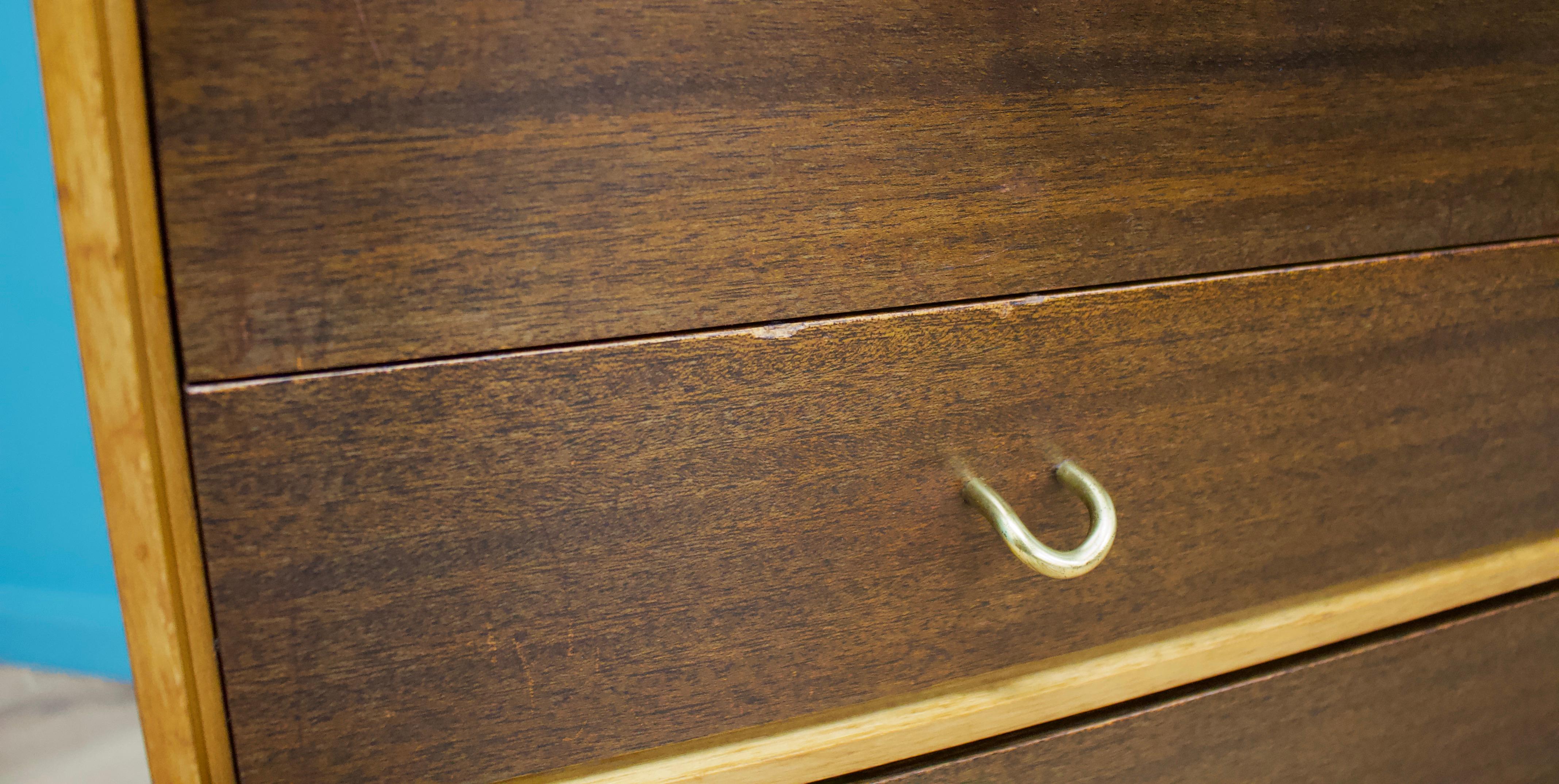 Mid Century Walnut Tallboy Chest of Drawers from Stag John & Sylvia Reid, 1960s 1