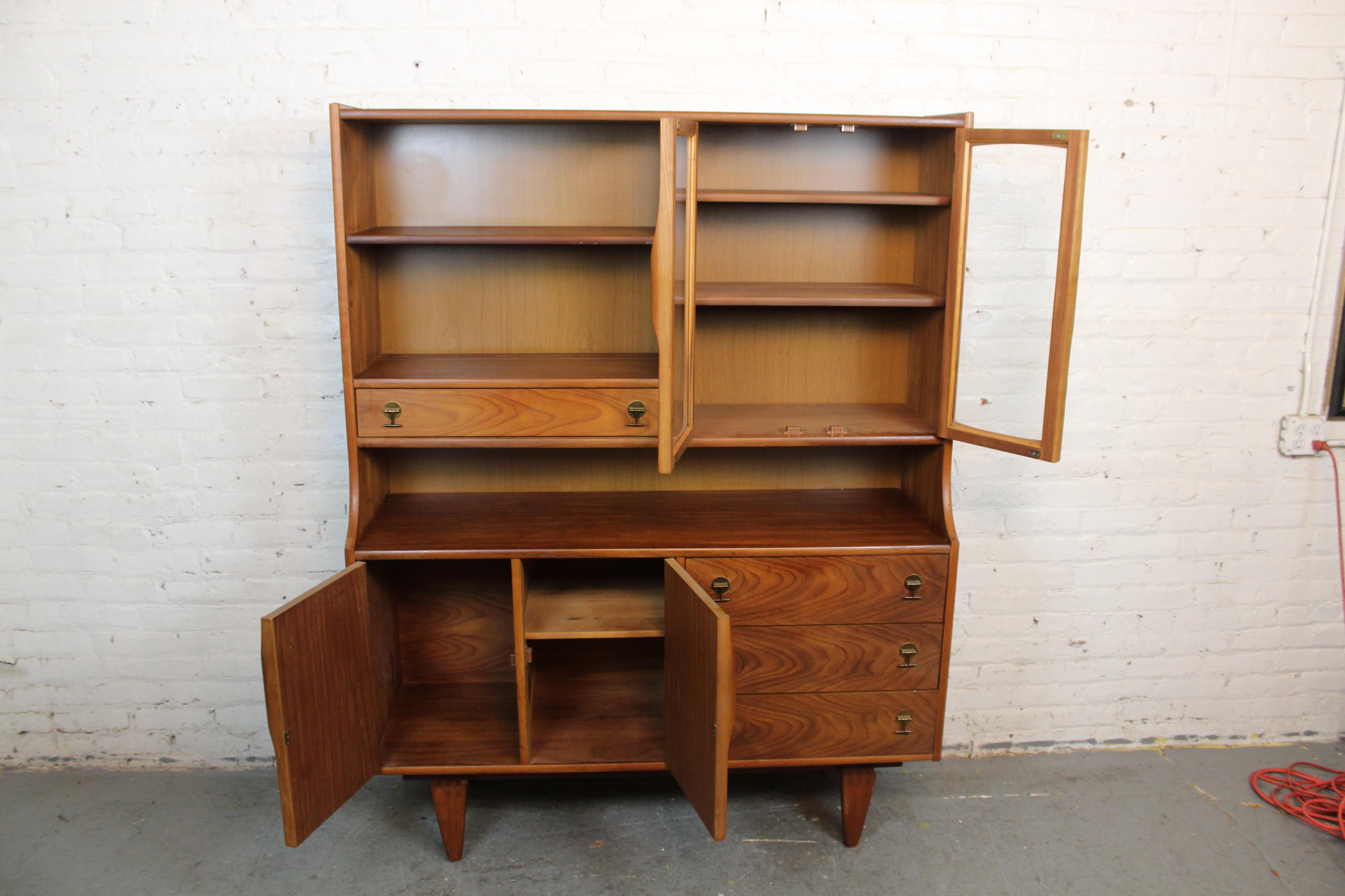 American Mid-Century Walnut 