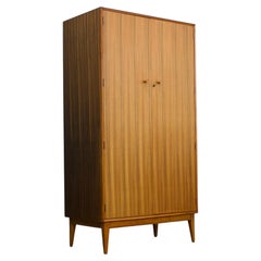 Mid Century Walnut Wardrobe by Alfred COX for Heals, 1960s, 2 of 2