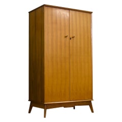 Mid Century Walnut Wardrobe by Alfred COX for Heals, 1960s