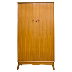 Midcentury Walnut Wardrobe by Alfred COX for Heals, 1960s