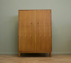 Mid Century Walnut Wardrobe from Alfred Cox, 1960s