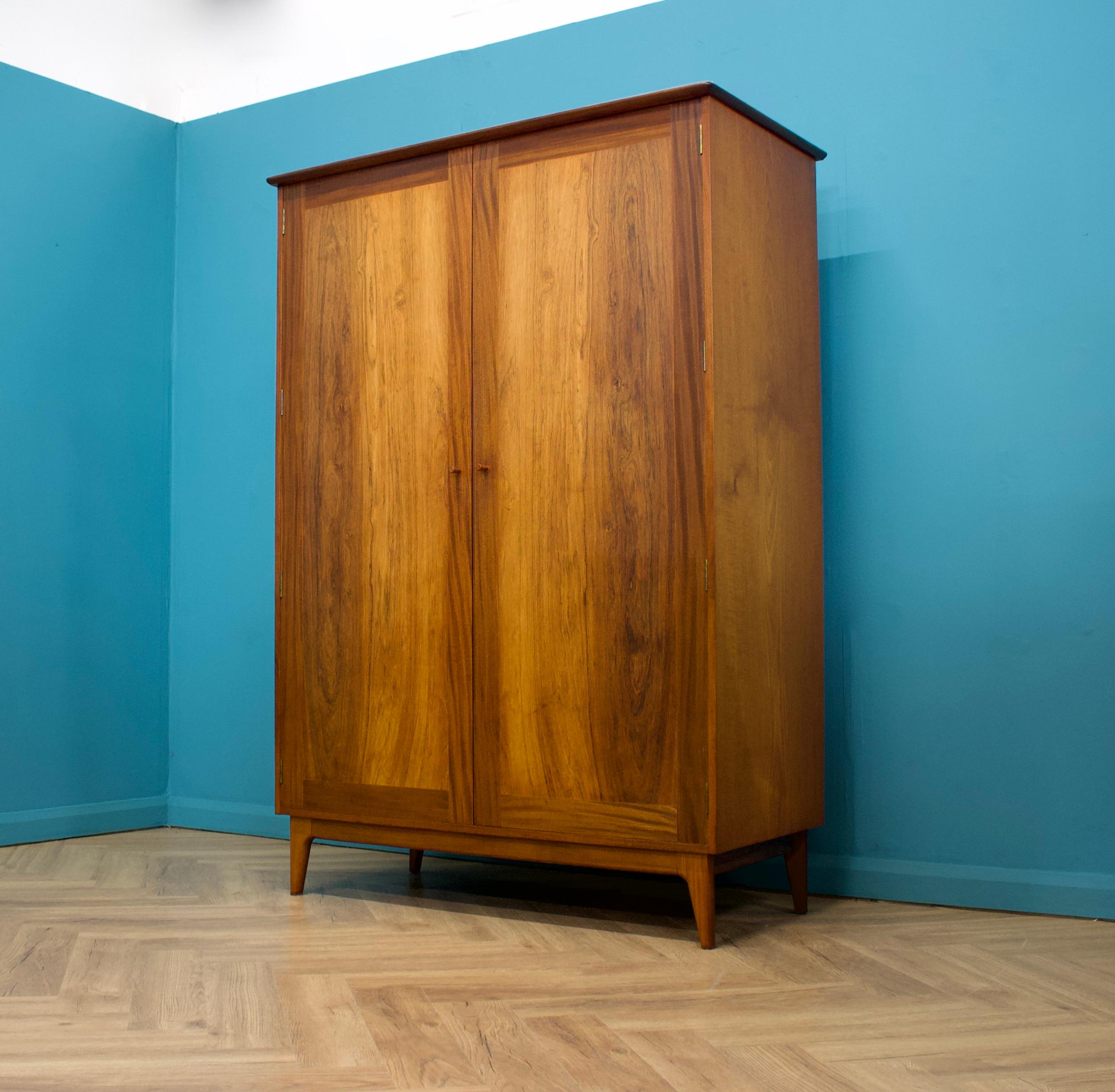 Mid-Century Modern Mid Century Walnut Wardrobe from Younger, 1960s