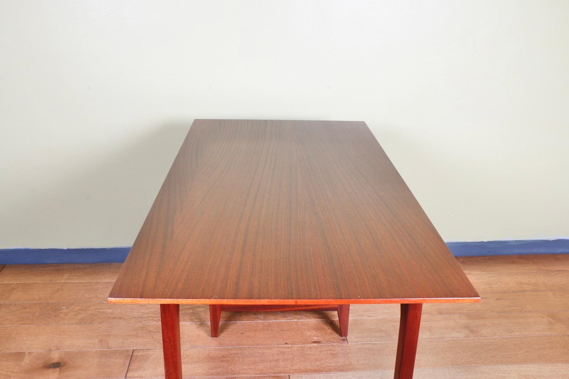 Mid Century Walnut Writing Desk and Chair 2