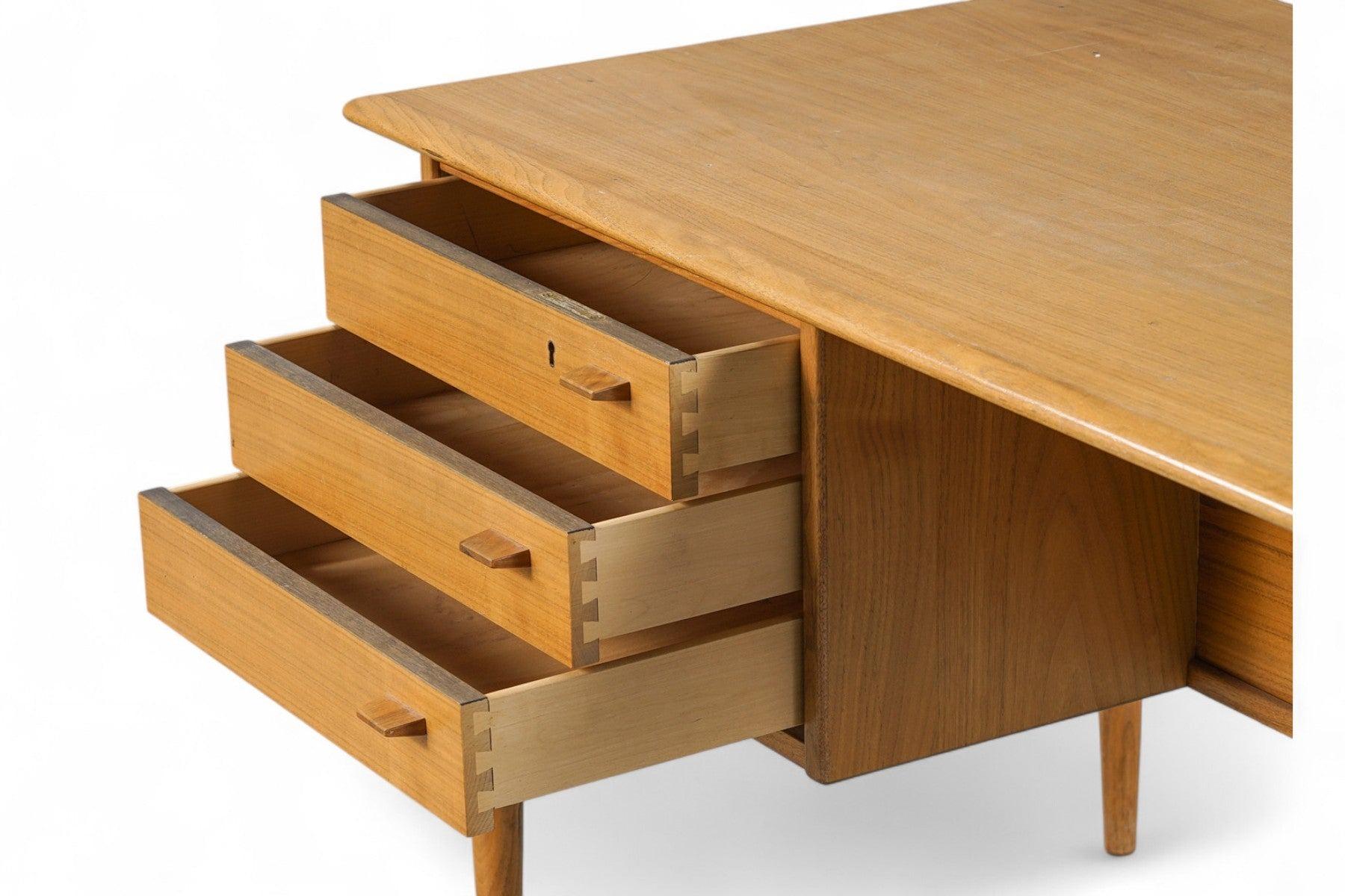 Mid-Century Modern Mid Century Walnut Writing Desk by Göran Strand For Sale