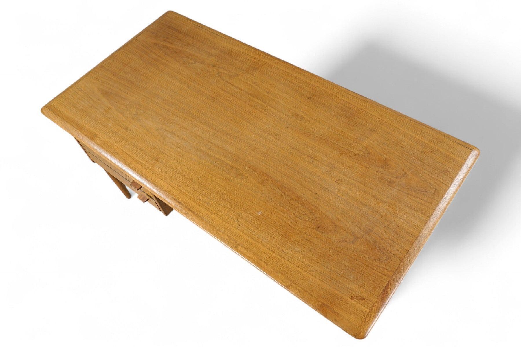 Swedish Mid Century Walnut Writing Desk by Göran Strand For Sale