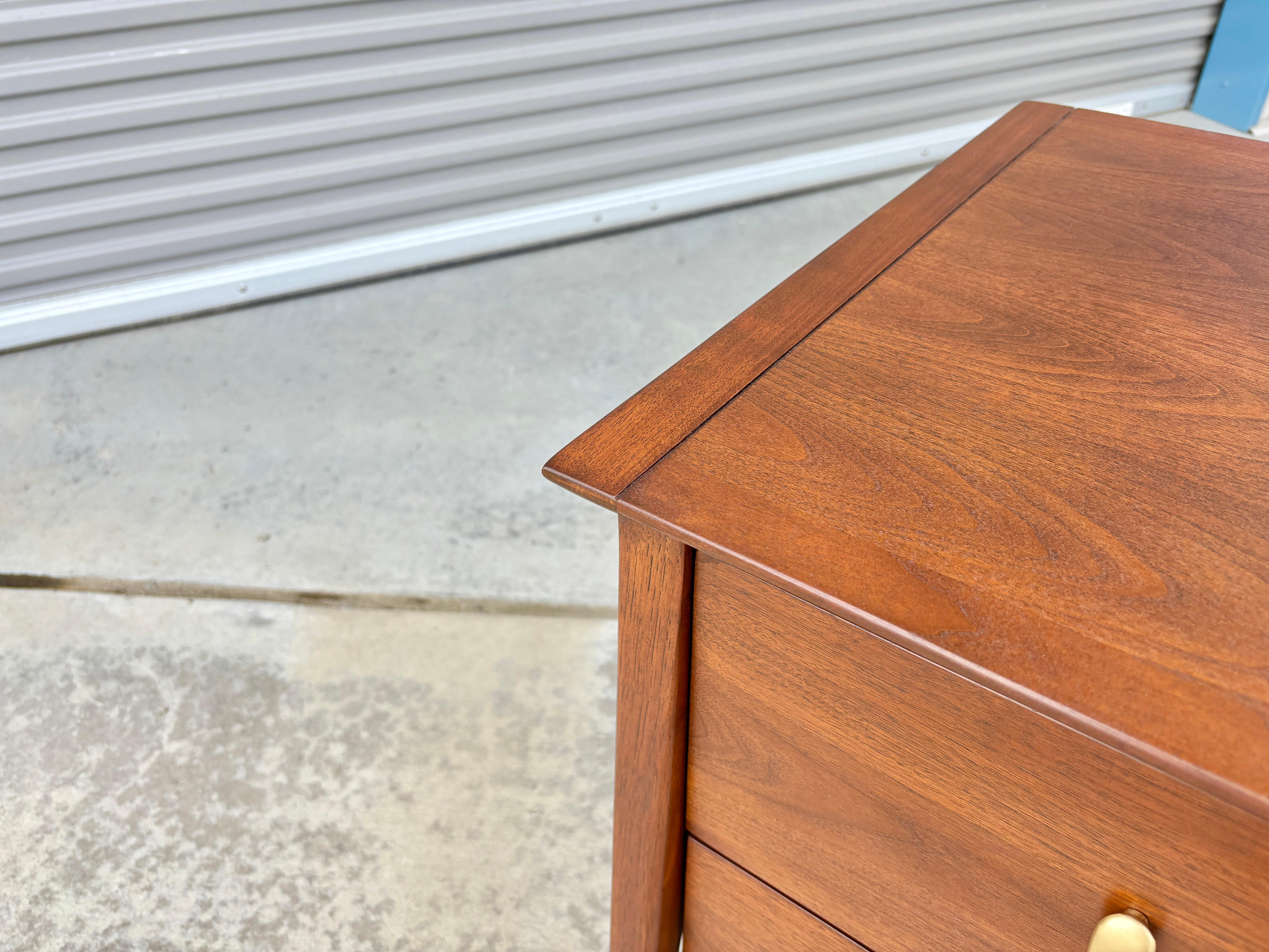 Mid Century Walnut Writing Desk by John Van Koert for Drexel, 1960s 2
