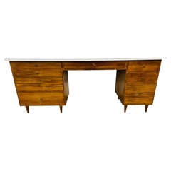 Mid-Century Walnut Writing Desk