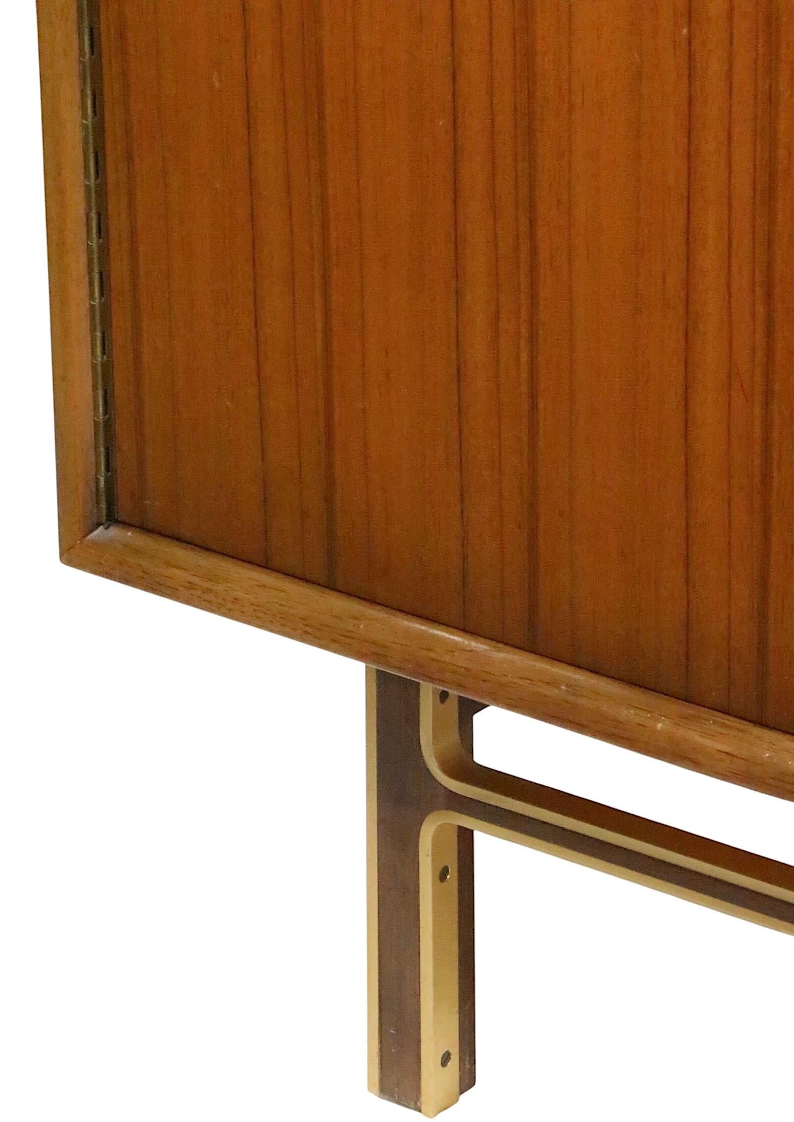 Mid Century Wardrobe Armoire Chest Dresser c 1950/60's In Good Condition For Sale In New York, NY
