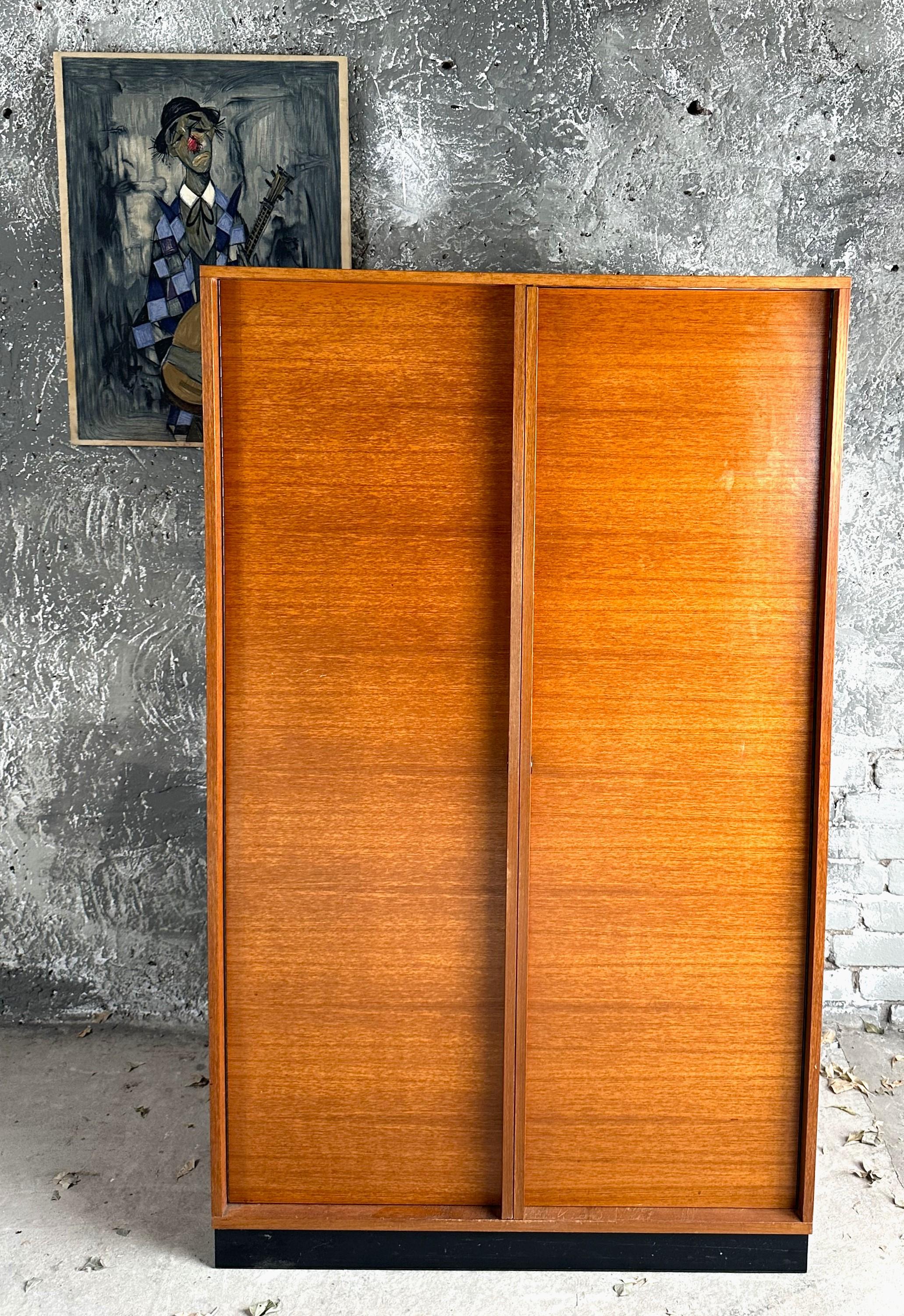 Mid-Century Wardrobe Highboy Dresser Danish Teak, G. Renkel for Rego For Sale 7