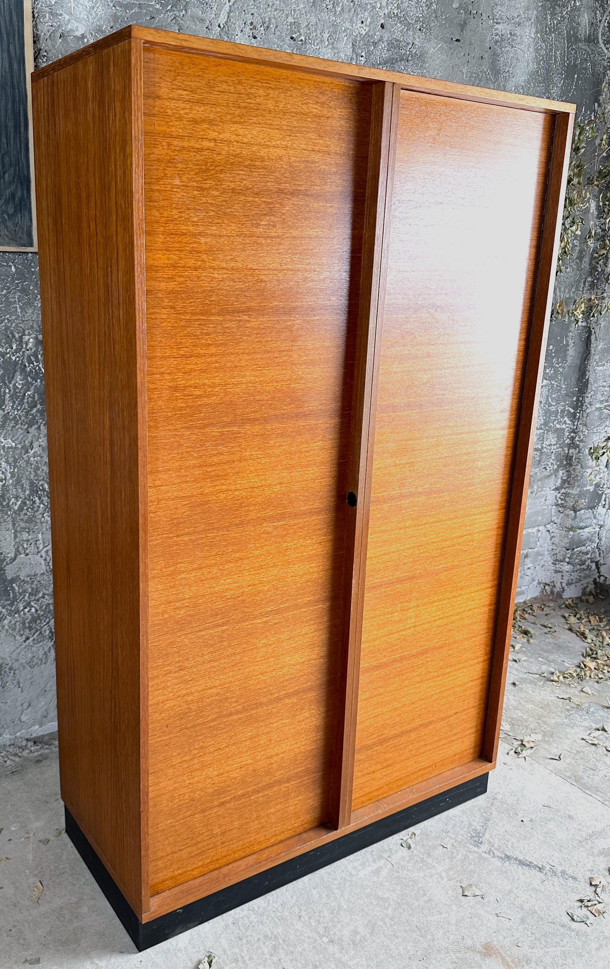 Mid-Century Wardrobe Highboy Dresser Danish Teak, G. Renkel for Rego For Sale 8