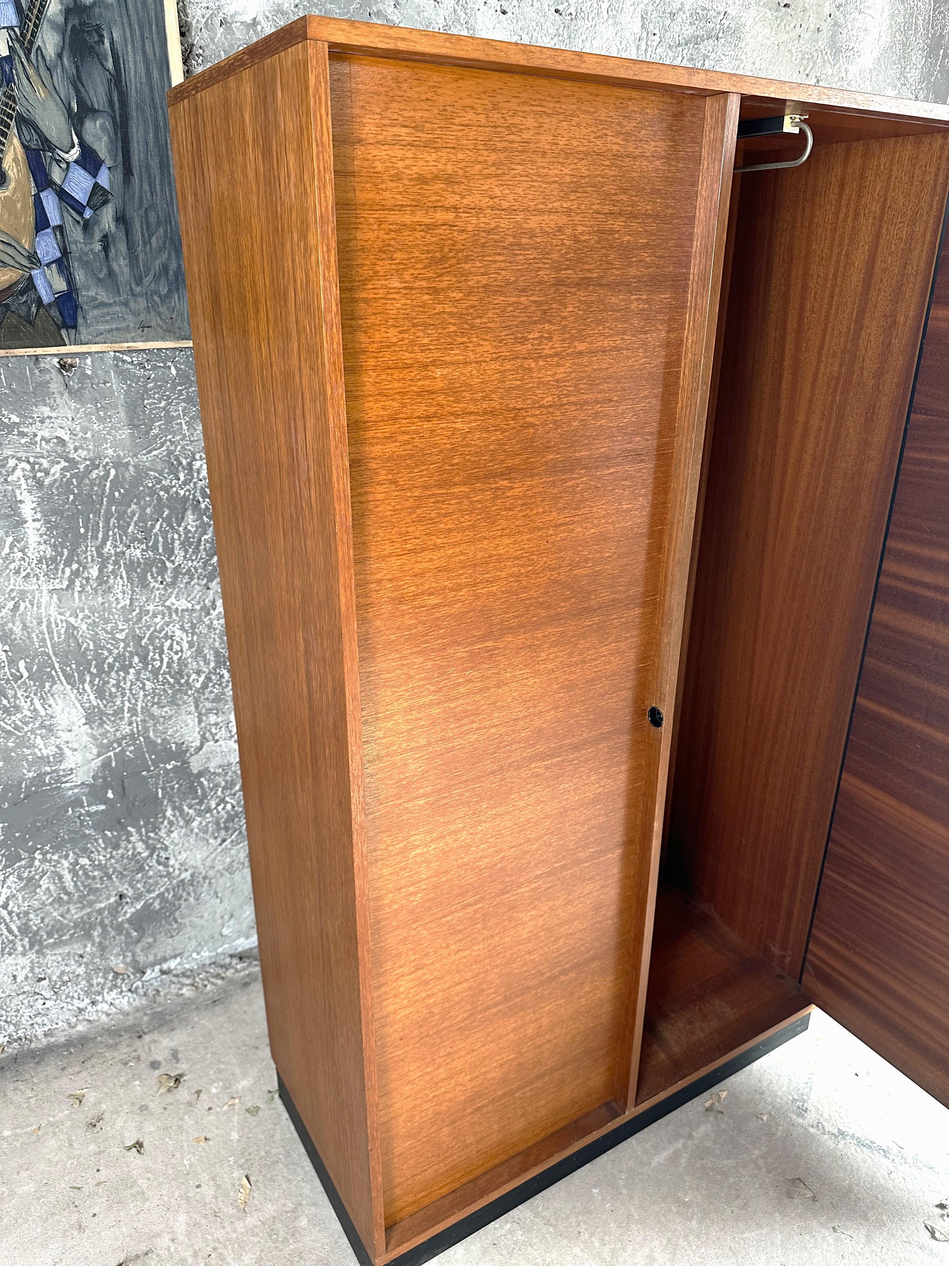 Mid-Century Wardrobe Highboy Dresser Danish Teak, G. Renkel for Rego For Sale 14