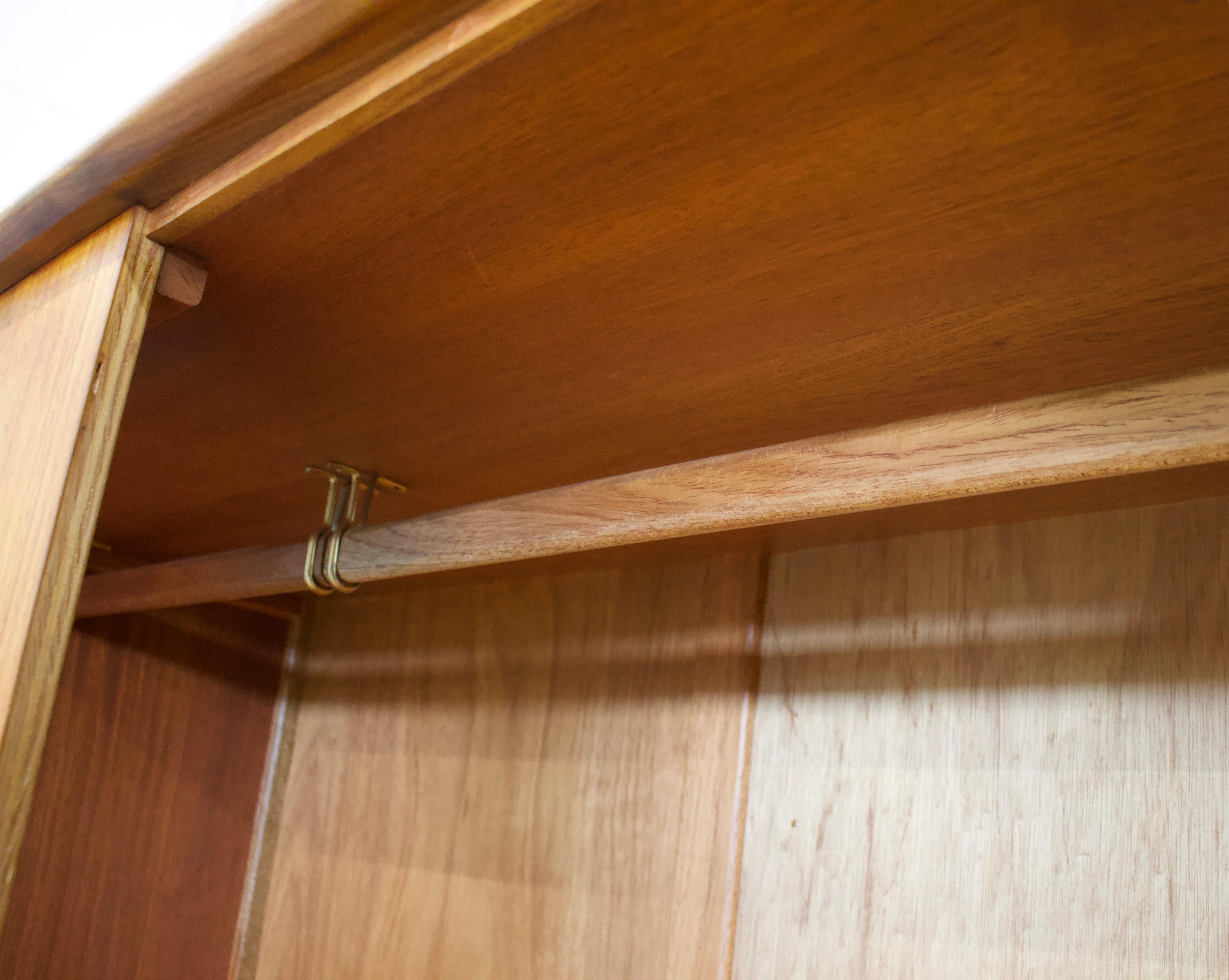 Mid Century Wardrobe in Teak and Veneer from Homeworthy, 1960s 1