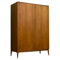 Mid-Century-Garderobe aus Teakholz und Furnier von McIntosh, 1960er Jahre