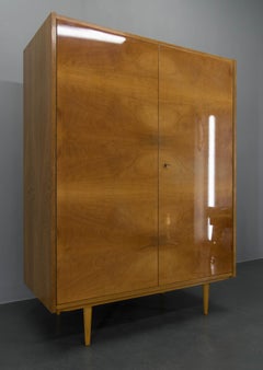 Mid-Century Wardrobe with High Gloss Finish, 1970s