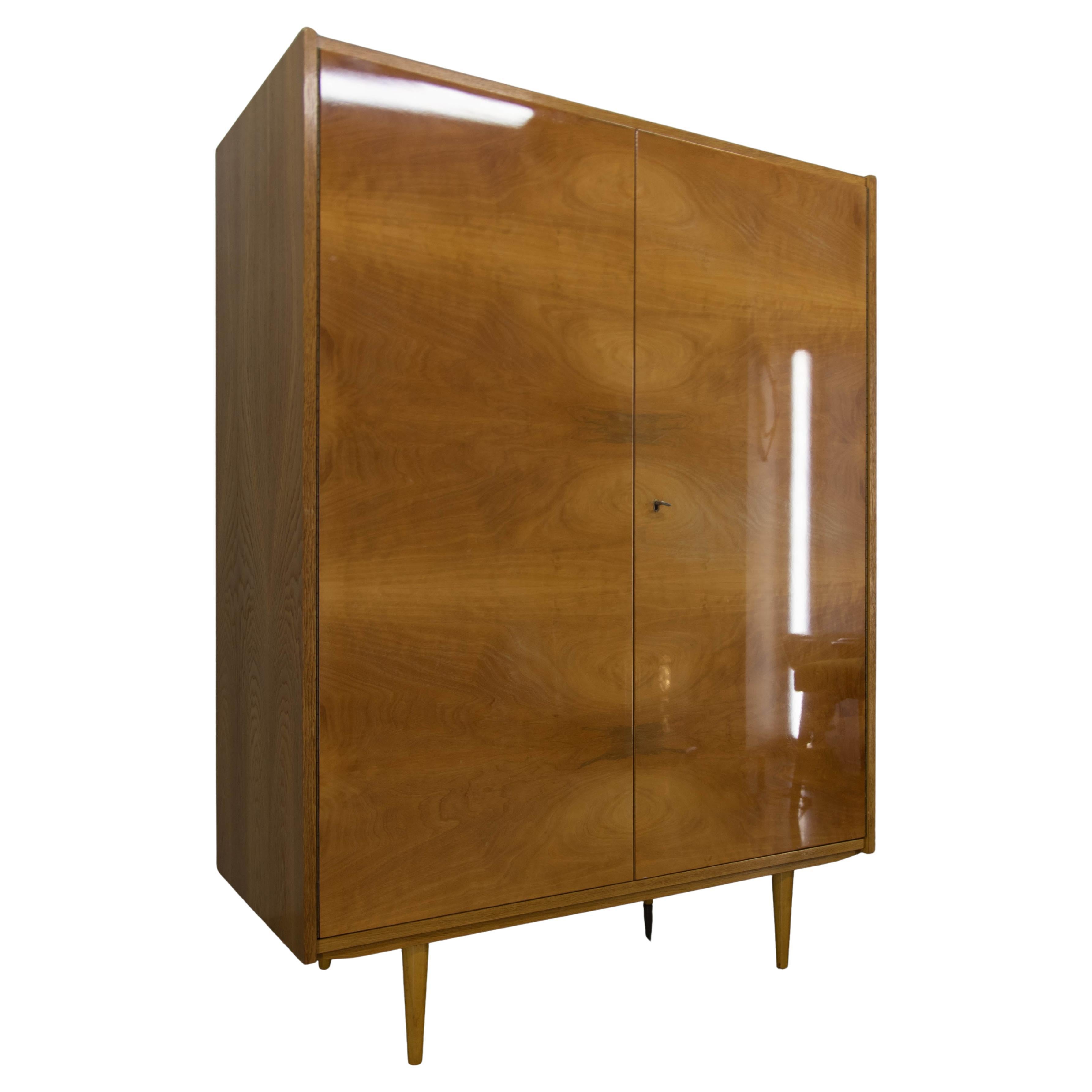 Armoire du milieu du siècle avec finition brillante, 1970