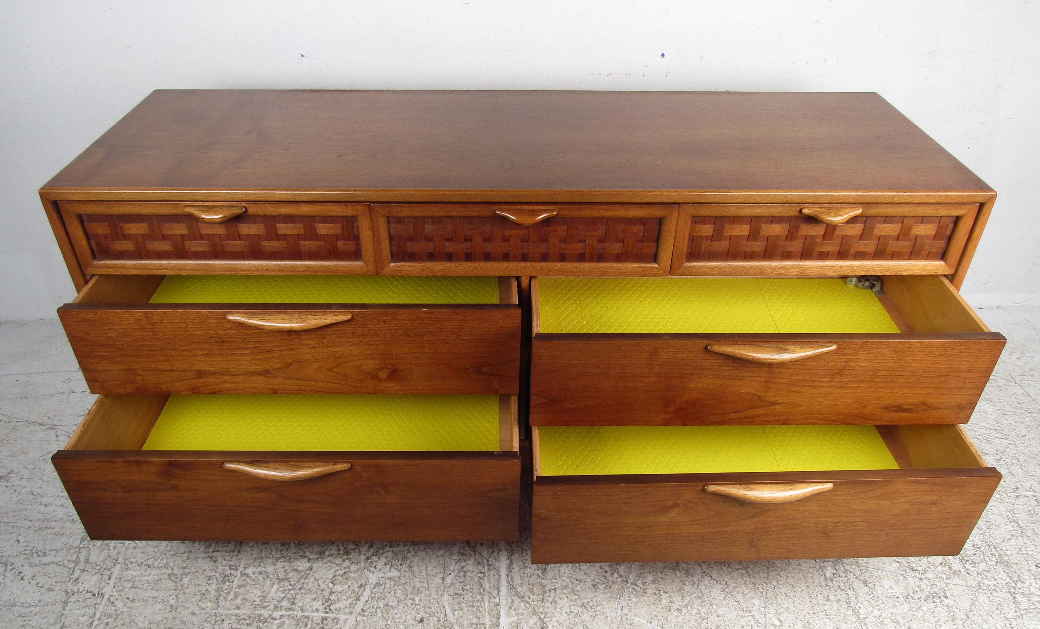 Midcentury Warren Church for Lane Dresser In Good Condition In Brooklyn, NY