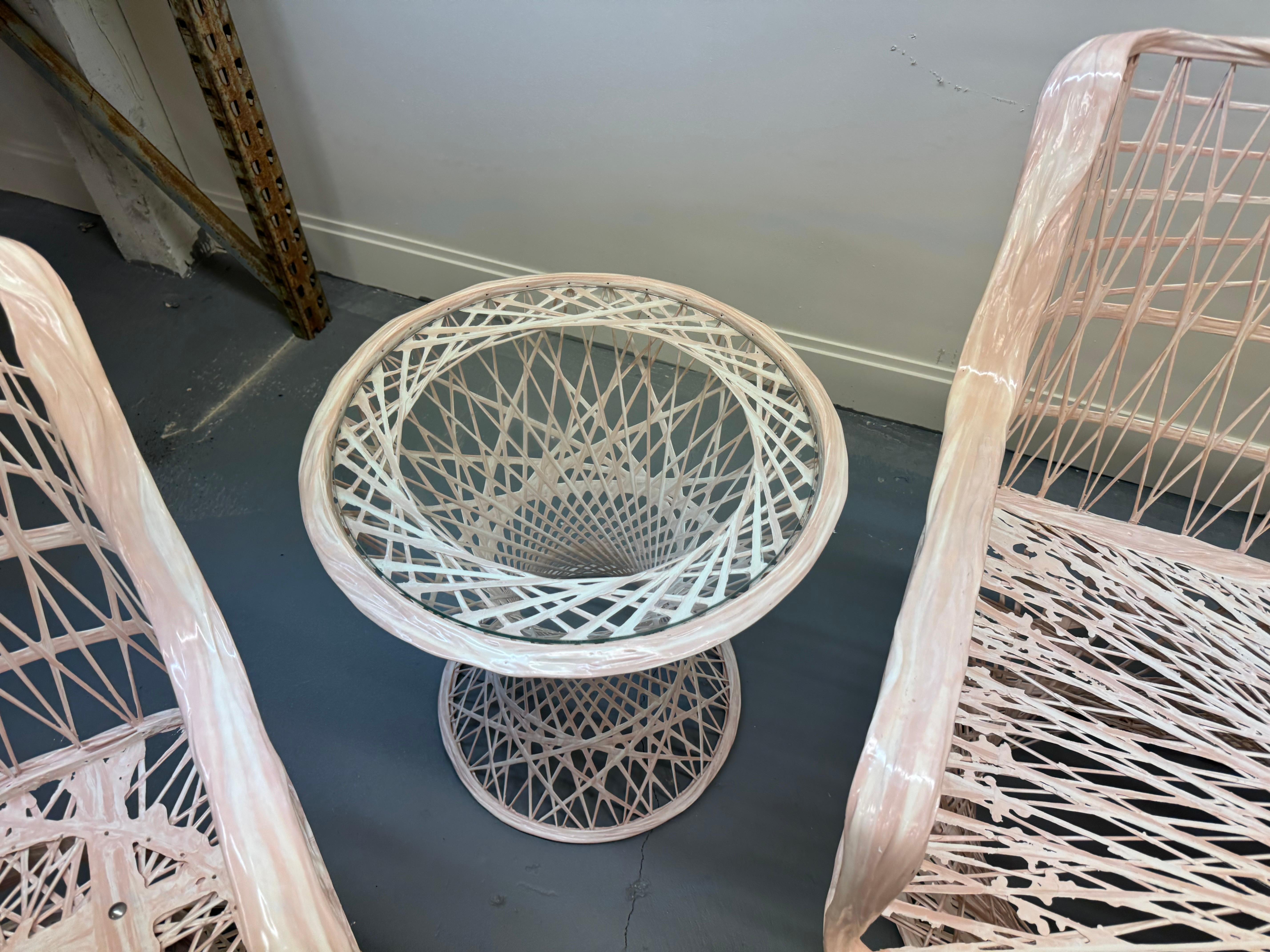 Canapé 7 pièces en fibre de verre, style Warren Platner, milieu du siècle en vente 3