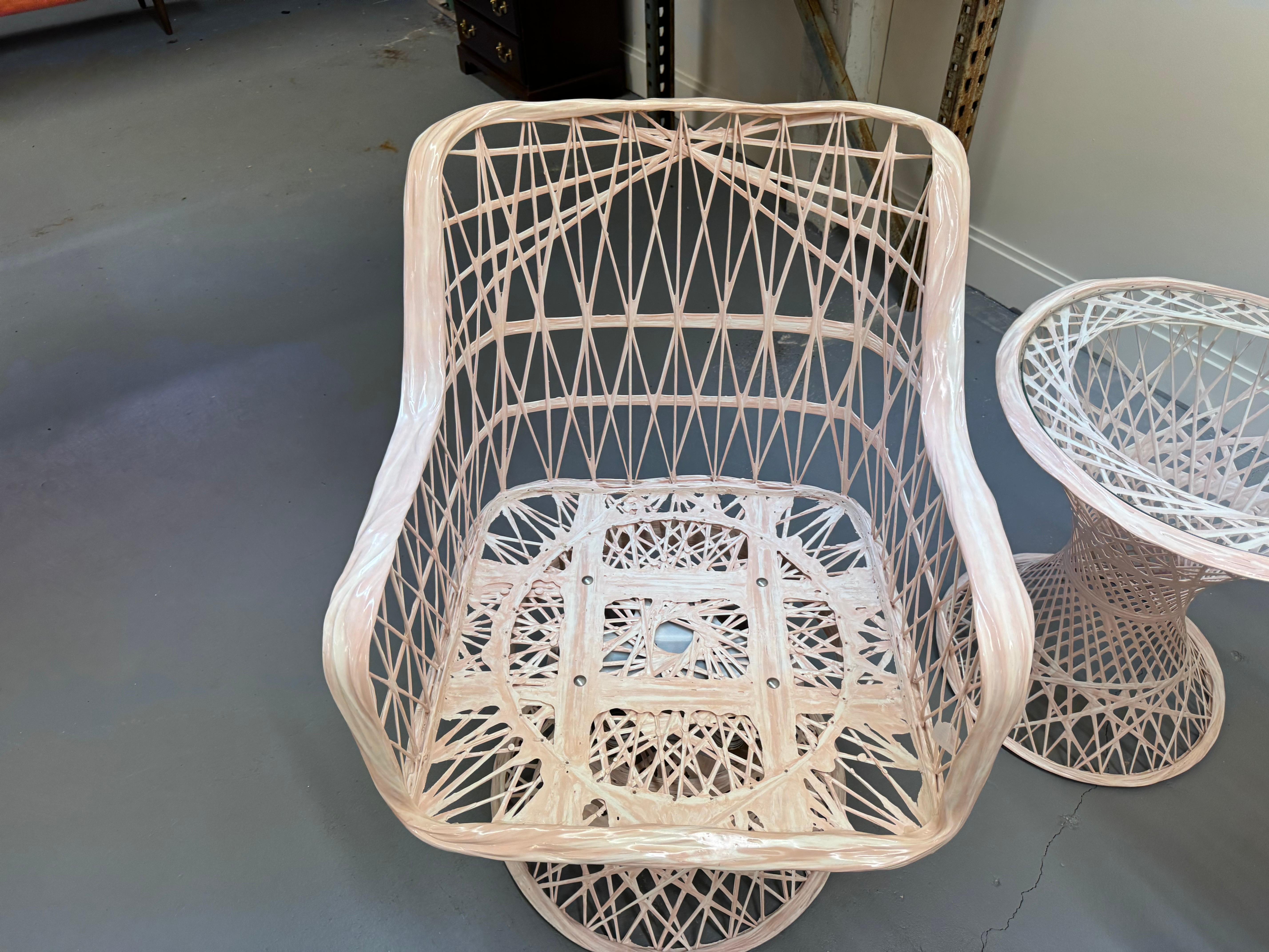 Canapé 7 pièces en fibre de verre, style Warren Platner, milieu du siècle en vente 1