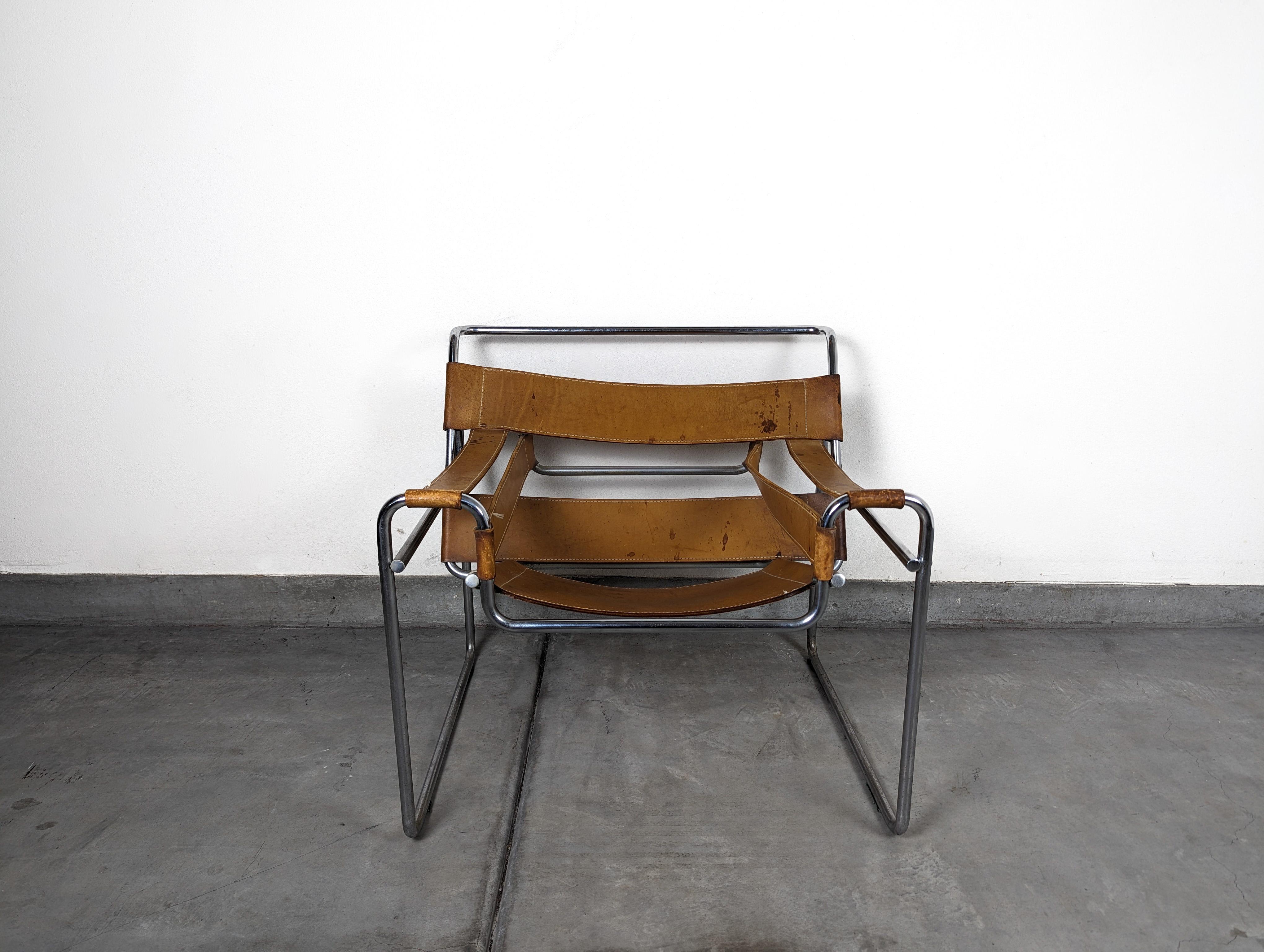 Mid-Century Modern Chaise Wassily de Marcel Breuer du milieu du siècle dernier  en vente