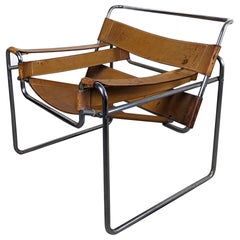 Silla Wassily de mediados de siglo de Marcel Breuer