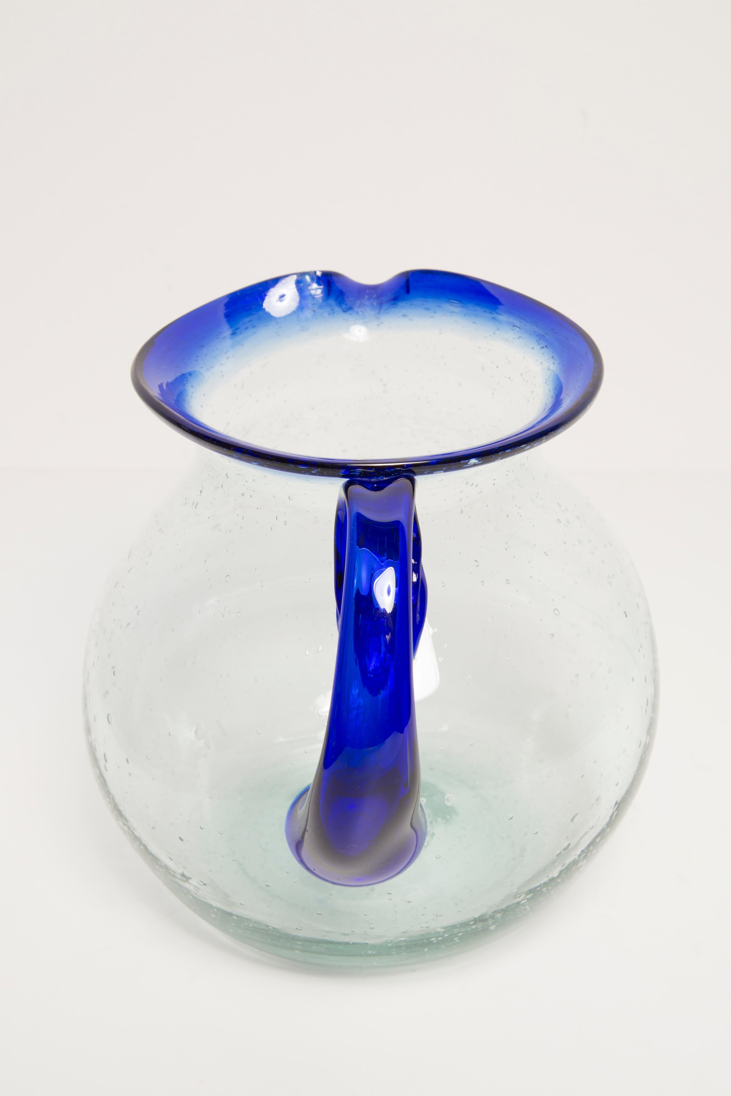 Mid-Century Water or Juice Pot, Pitcher, Glass, Europe, 1960s In Good Condition In 05-080 Hornowek, PL