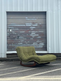 Chaise a onda di metà secolo di Adrian Pearsall per Craft Associates