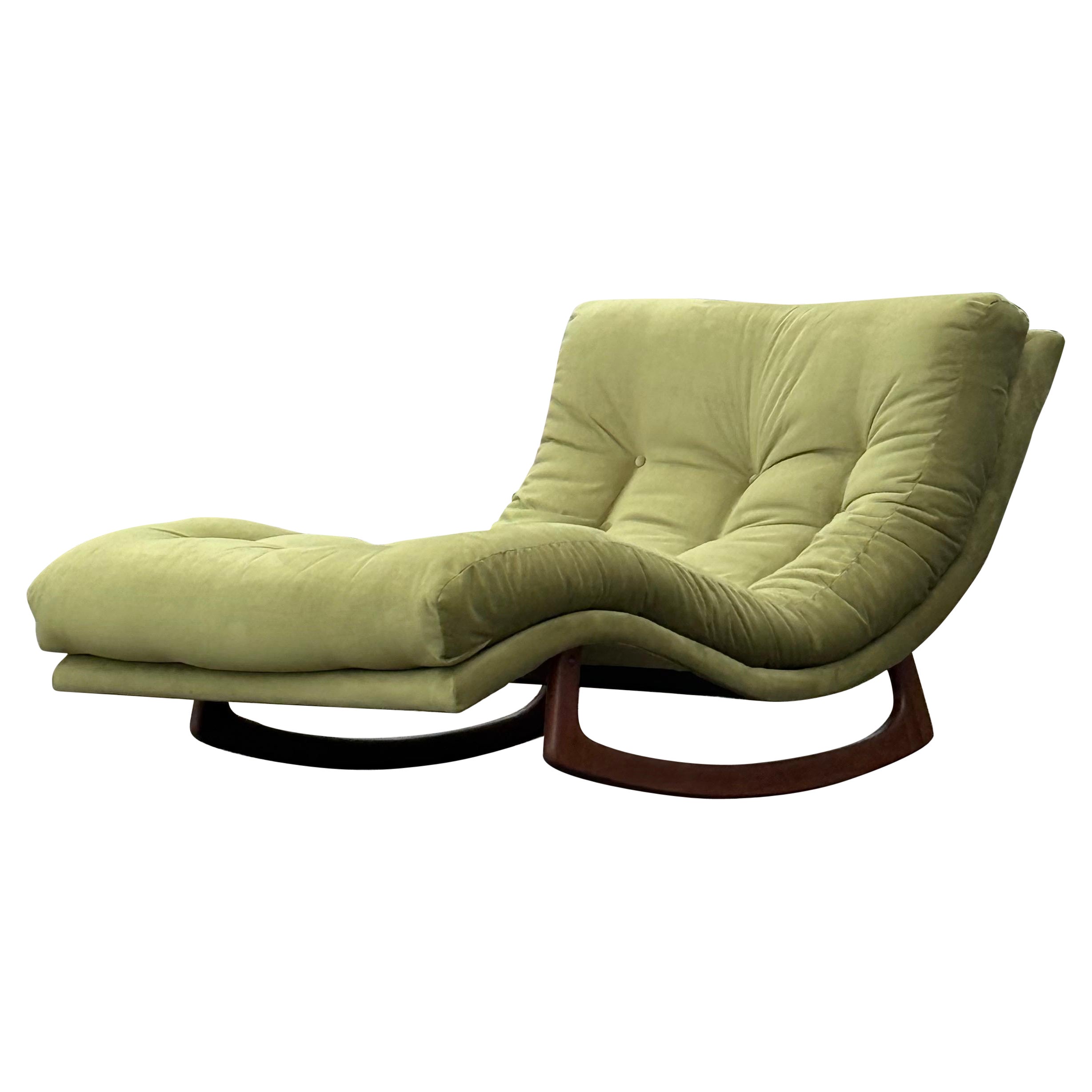 Chaise à vagues du milieu du siècle par Adrian Pearsall pour Craft Associates en vente